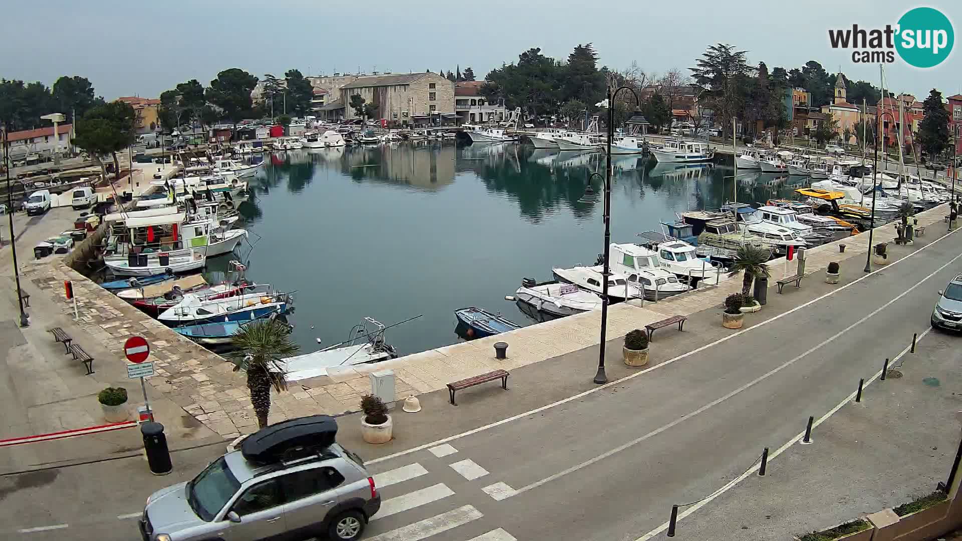 Novigrad webcam Mandrač | alten Hafen – Istrien