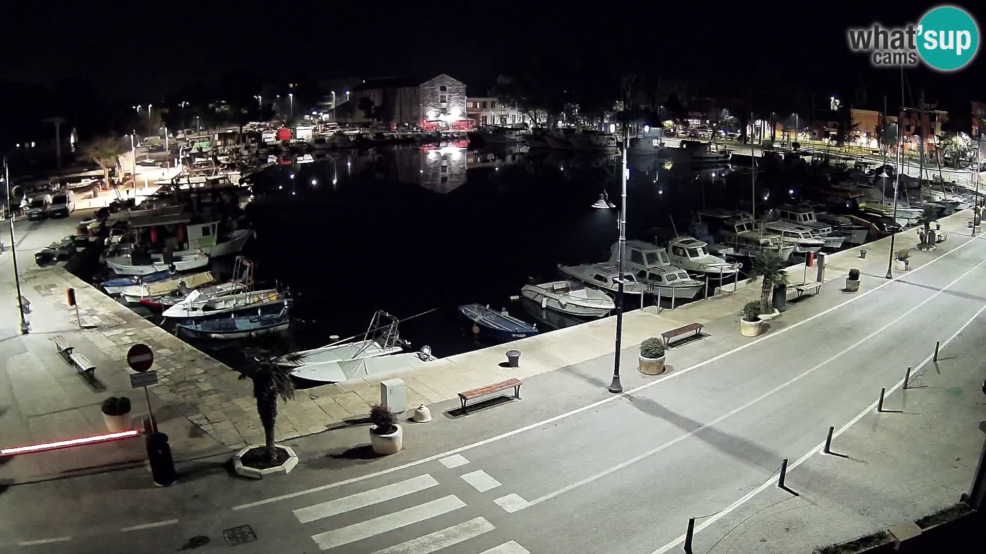 Novigrad webcam Mandrač | alten Hafen – Istrien