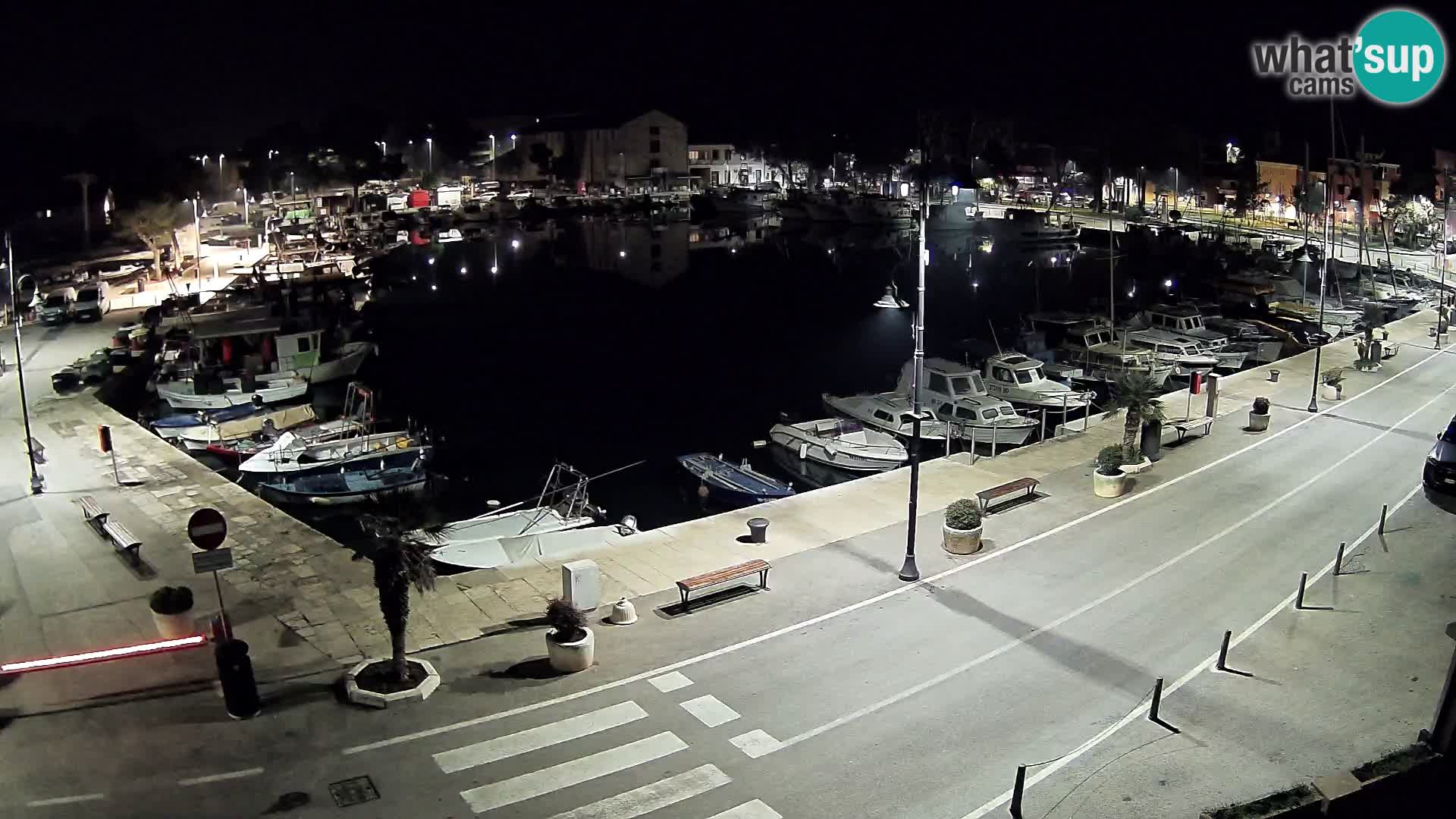 Novigrad webcam Mandrač | alten Hafen – Istrien