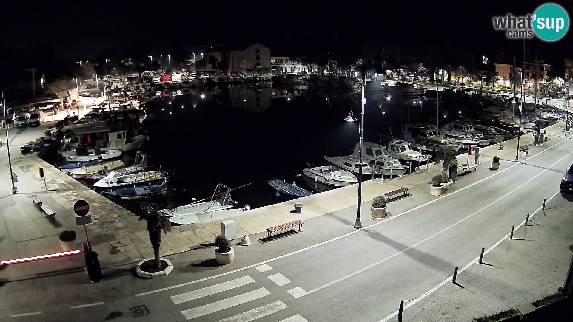 Novigrad webcam Mandrač | alten Hafen – Istrien