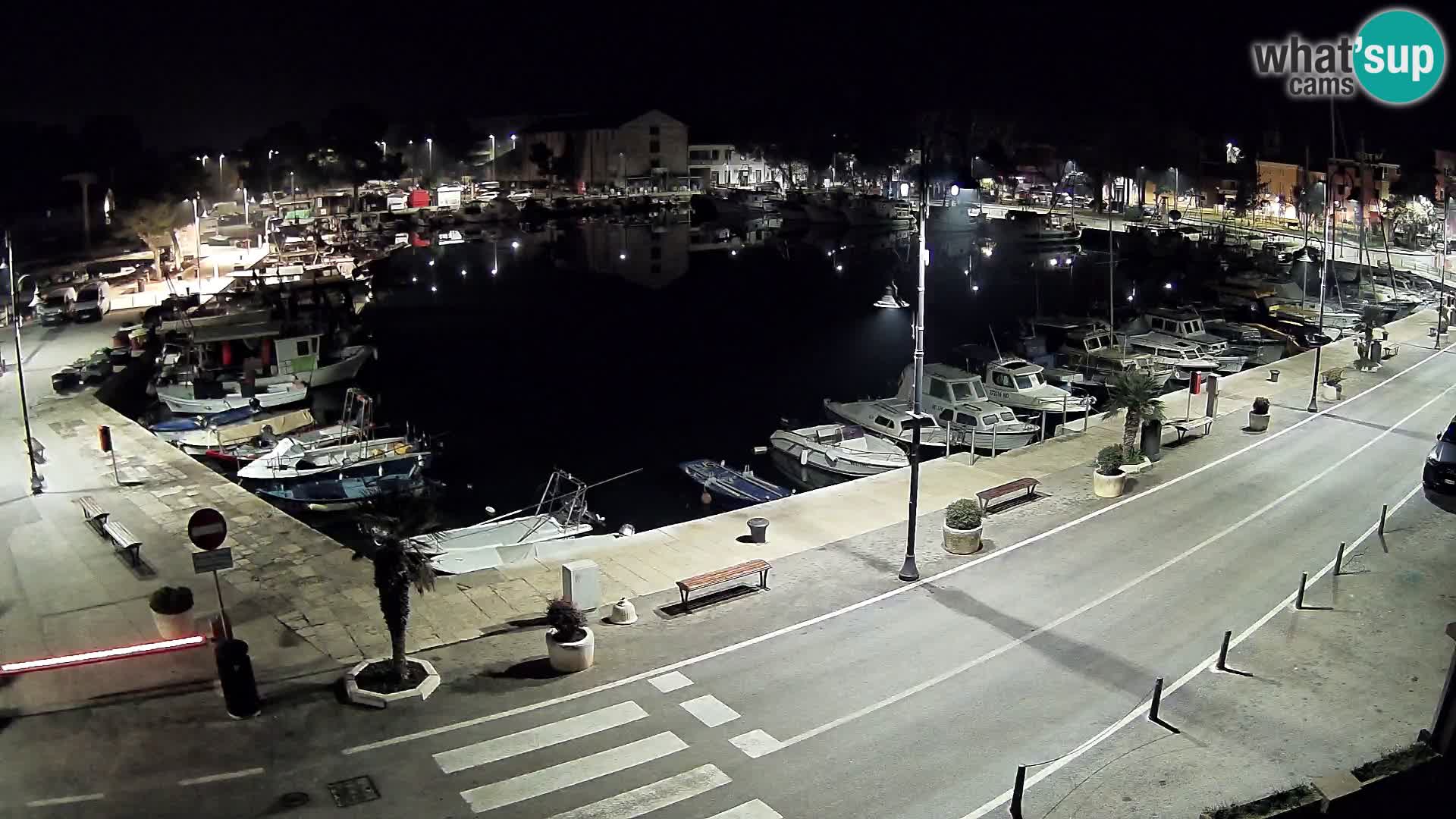 Novigrad webcam Mandrač | alten Hafen – Istrien