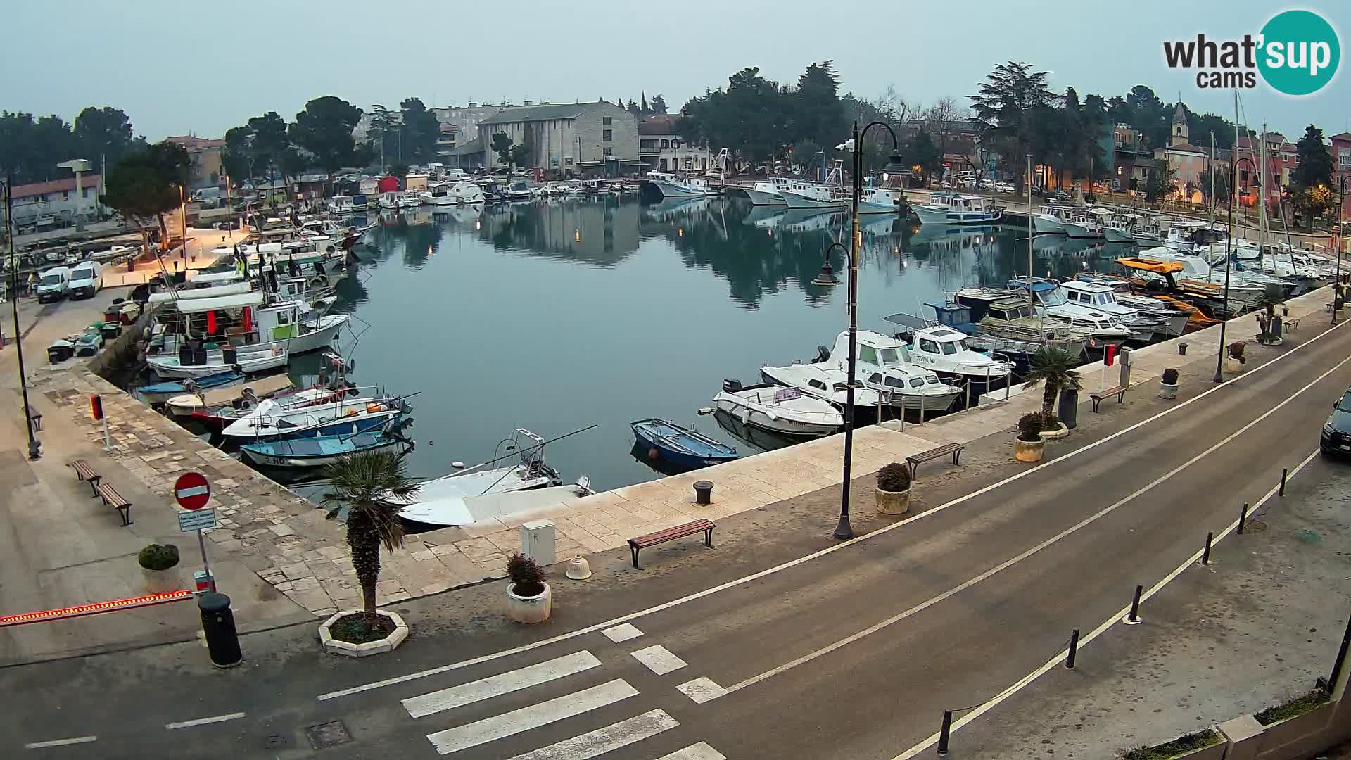 Novigrad webcam Mandrač | alten Hafen – Istrien