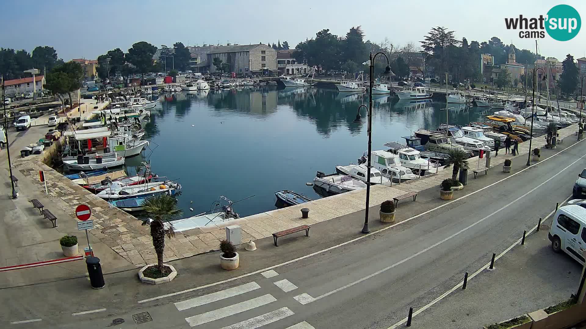 Novigrad webcam Mandrač | alten Hafen – Istrien