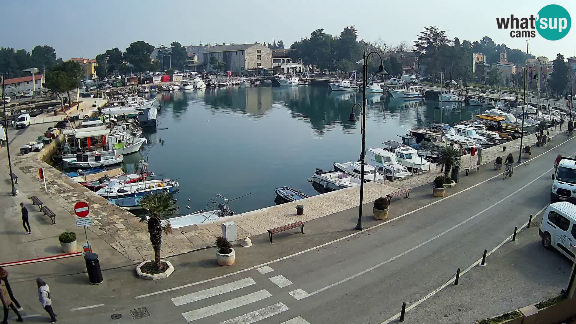 Novigrad webcam Mandrač | alten Hafen – Istrien