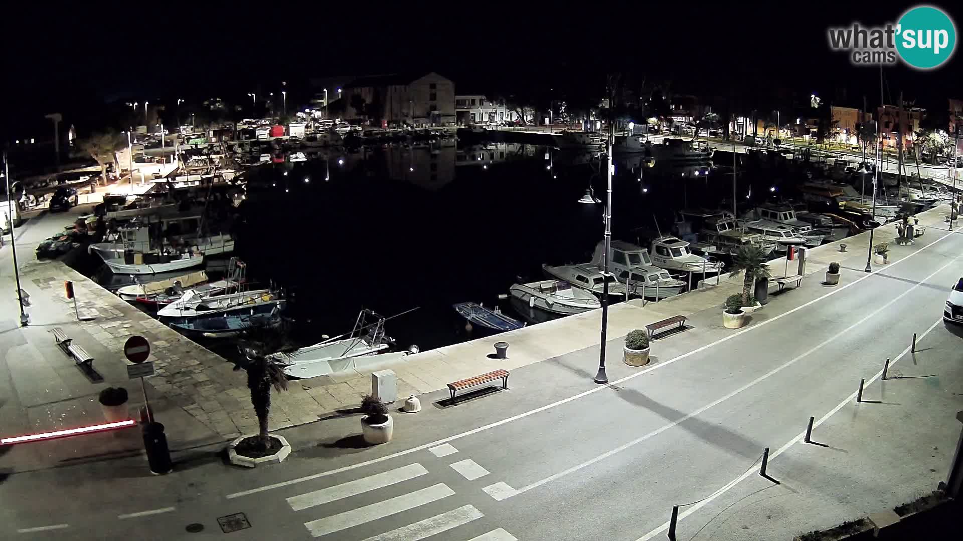 Novigrad webcam Mandrač | alten Hafen – Istrien