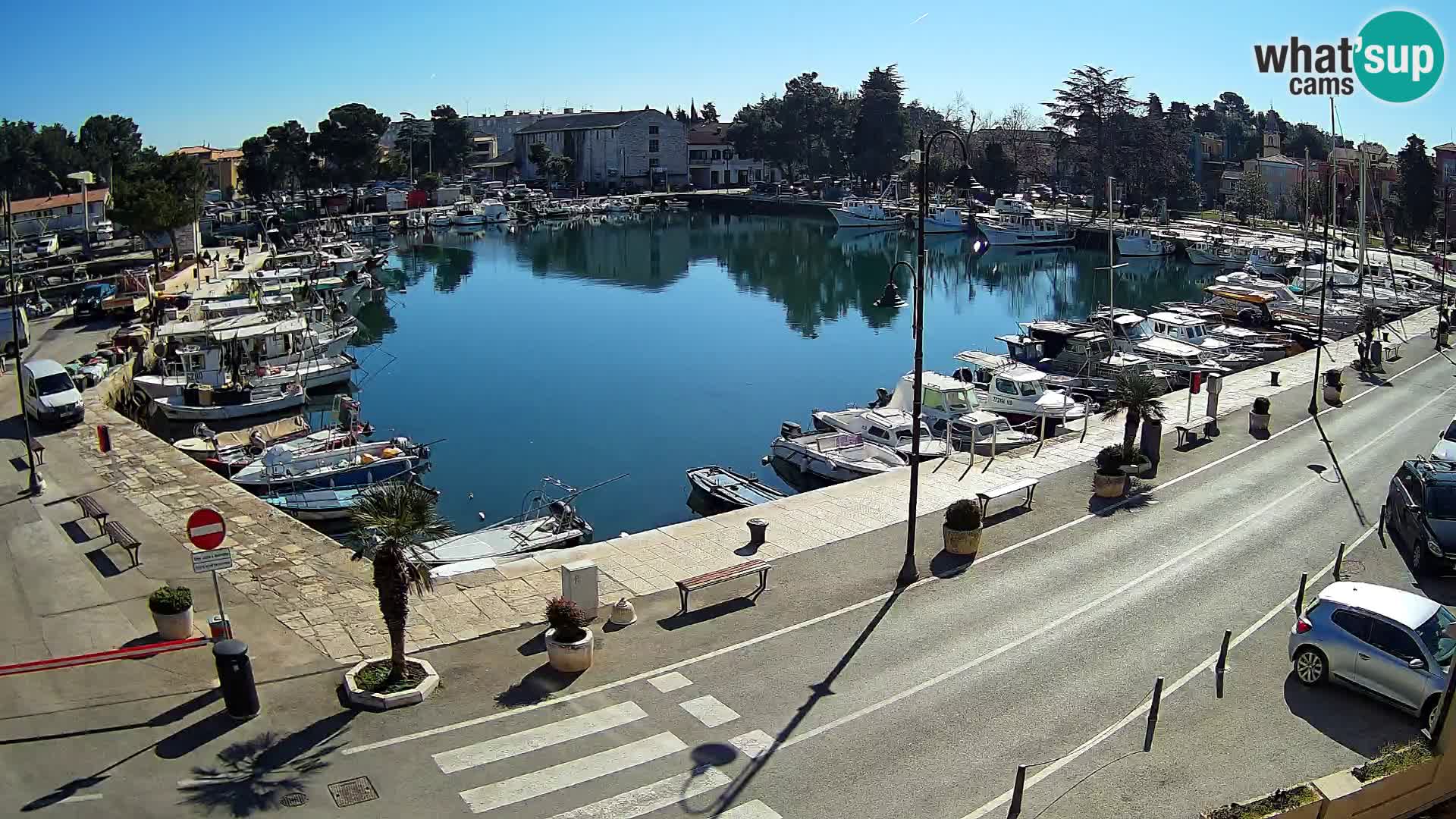 Novigrad webcam Mandrač | old marina – Istria