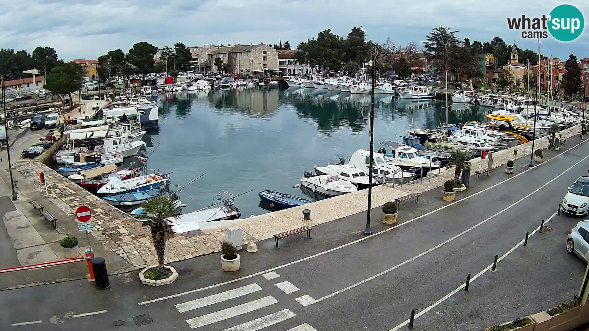 Novigrad webcam Mandrač | alten Hafen – Istrien