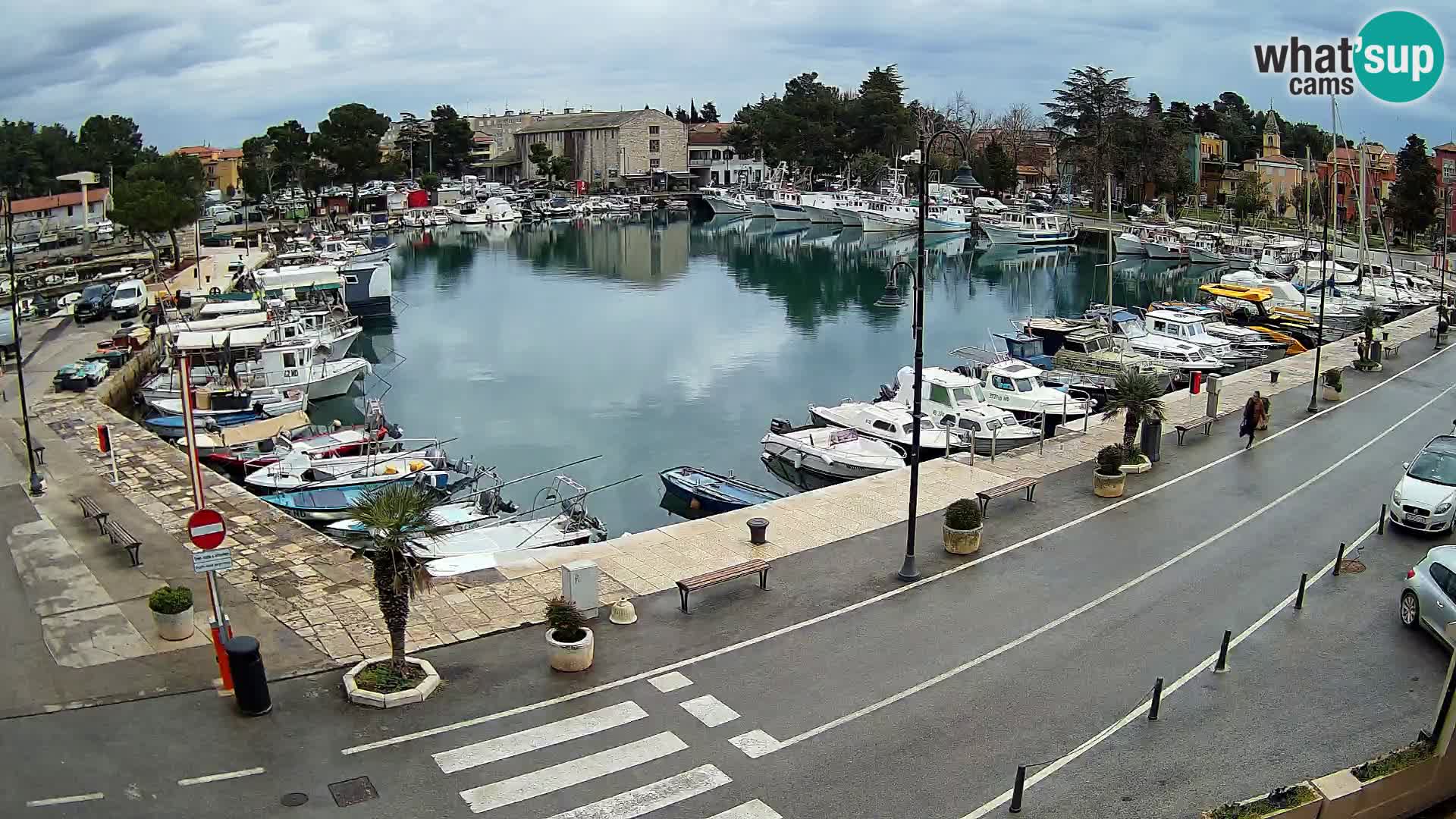 Novigrad webcam Mandrač | alten Hafen – Istrien