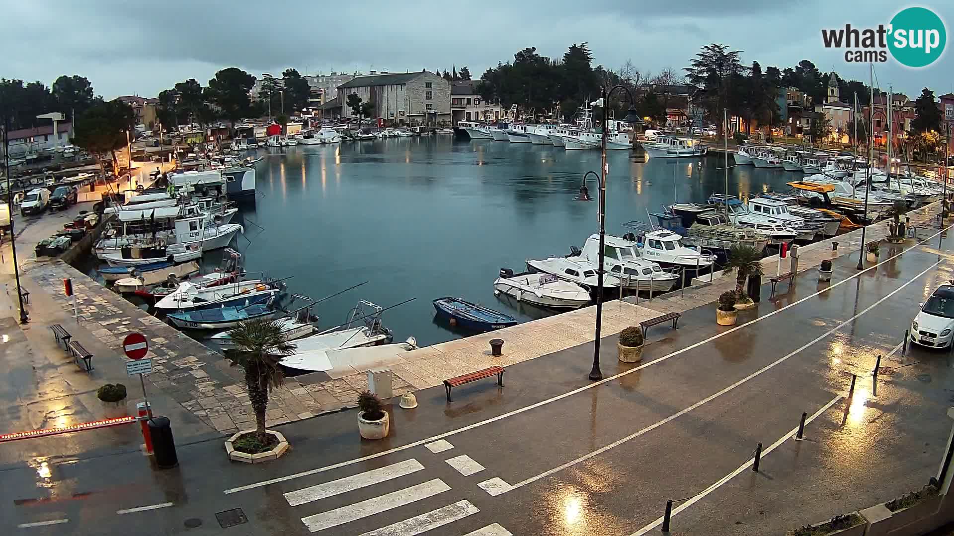 Novigrad webcam Mandrač | alten Hafen – Istrien