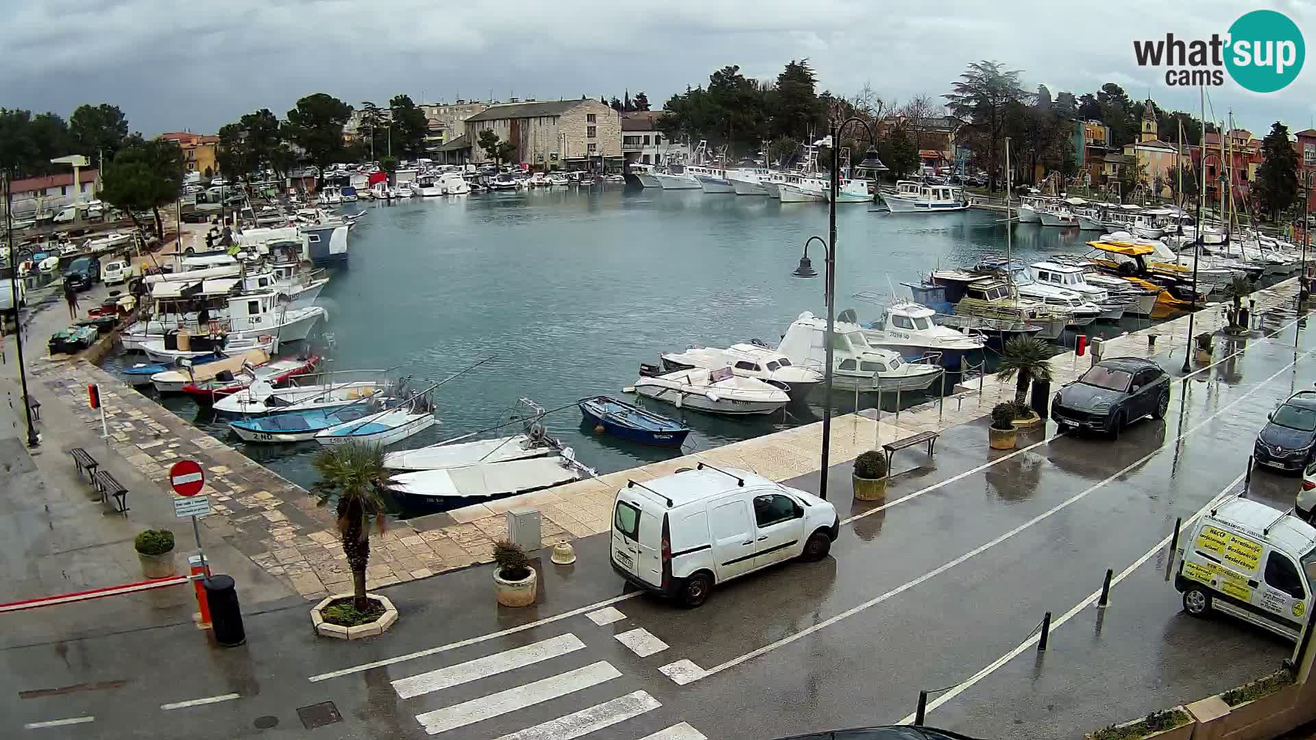 Novigrad webcam Mandrač | alten Hafen – Istrien