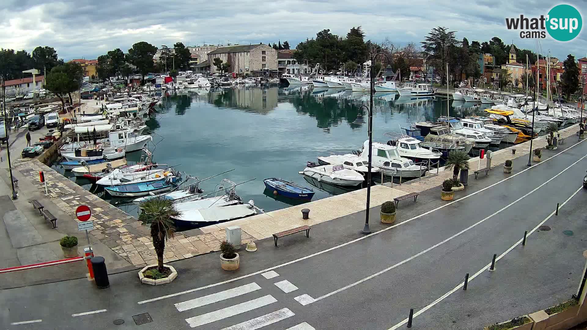 Novigrad webcam Mandrač | old marina – Istria