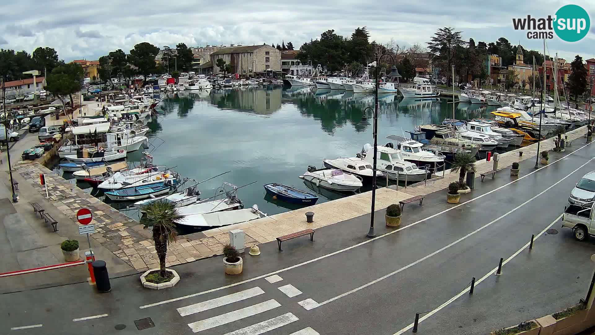 Novigrad webcam Mandrač | alten Hafen – Istrien