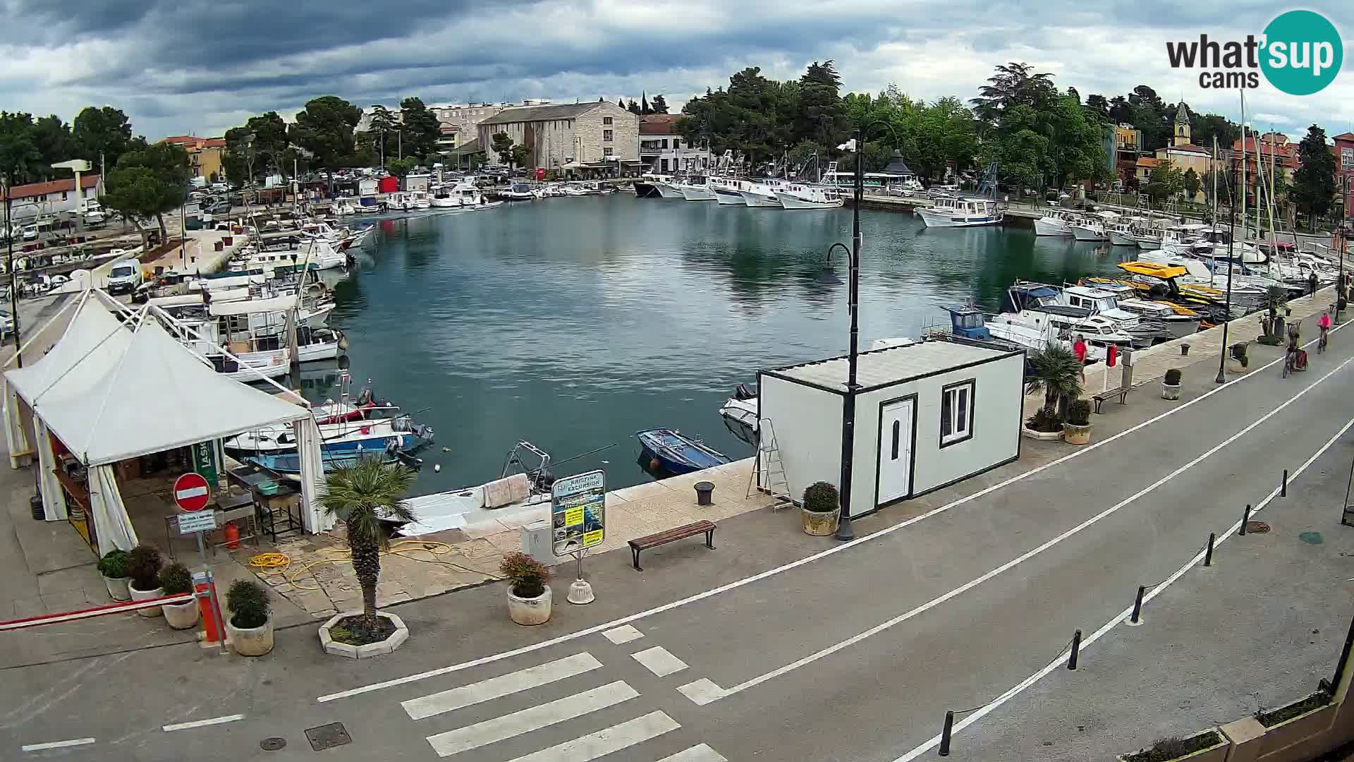Novigrad webcam Mandrač | alten Hafen – Istrien