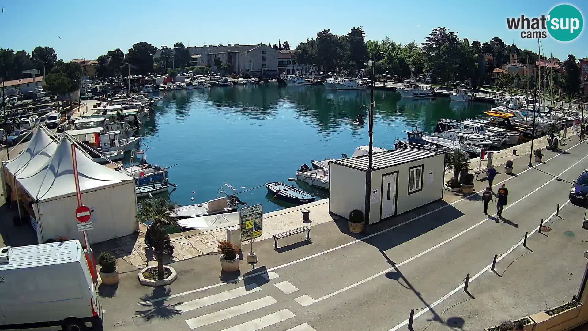 Novigrad webcam Mandrač | alten Hafen – Istrien