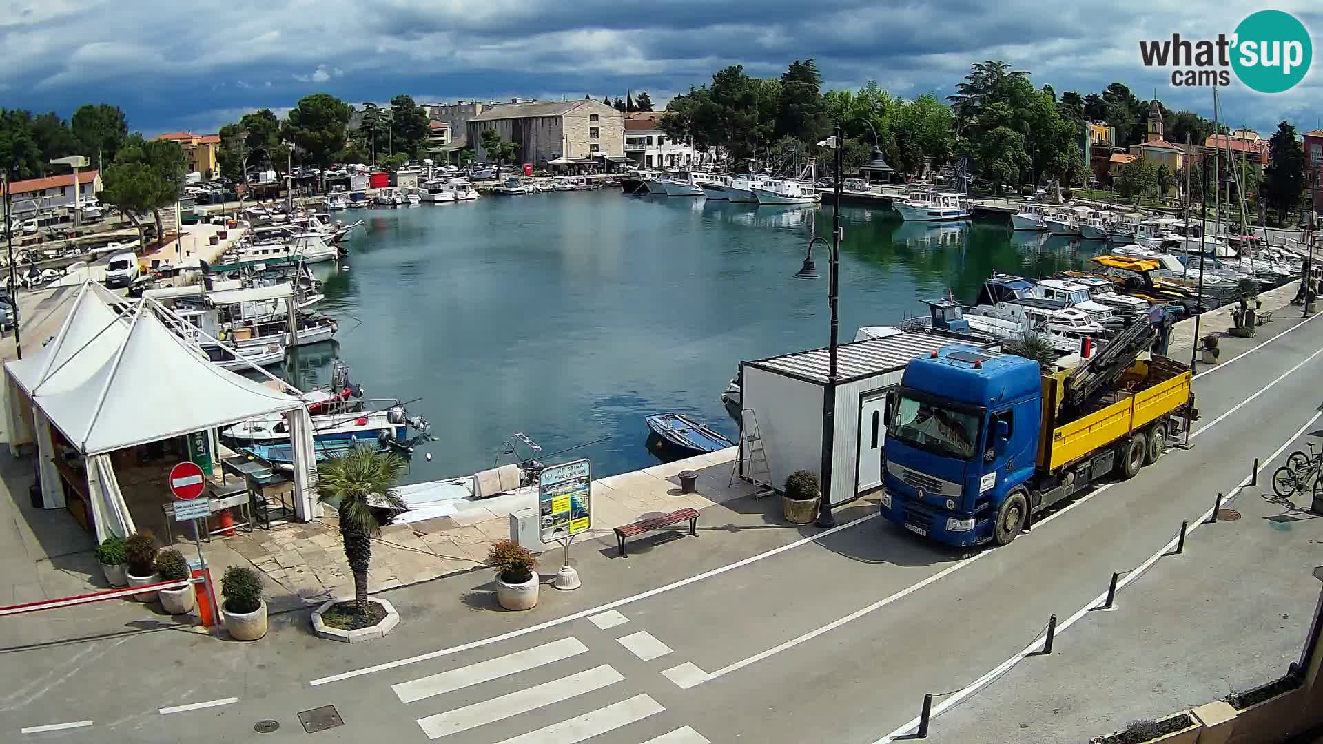 Novigrad webcam Mandrač | old marina – Istria