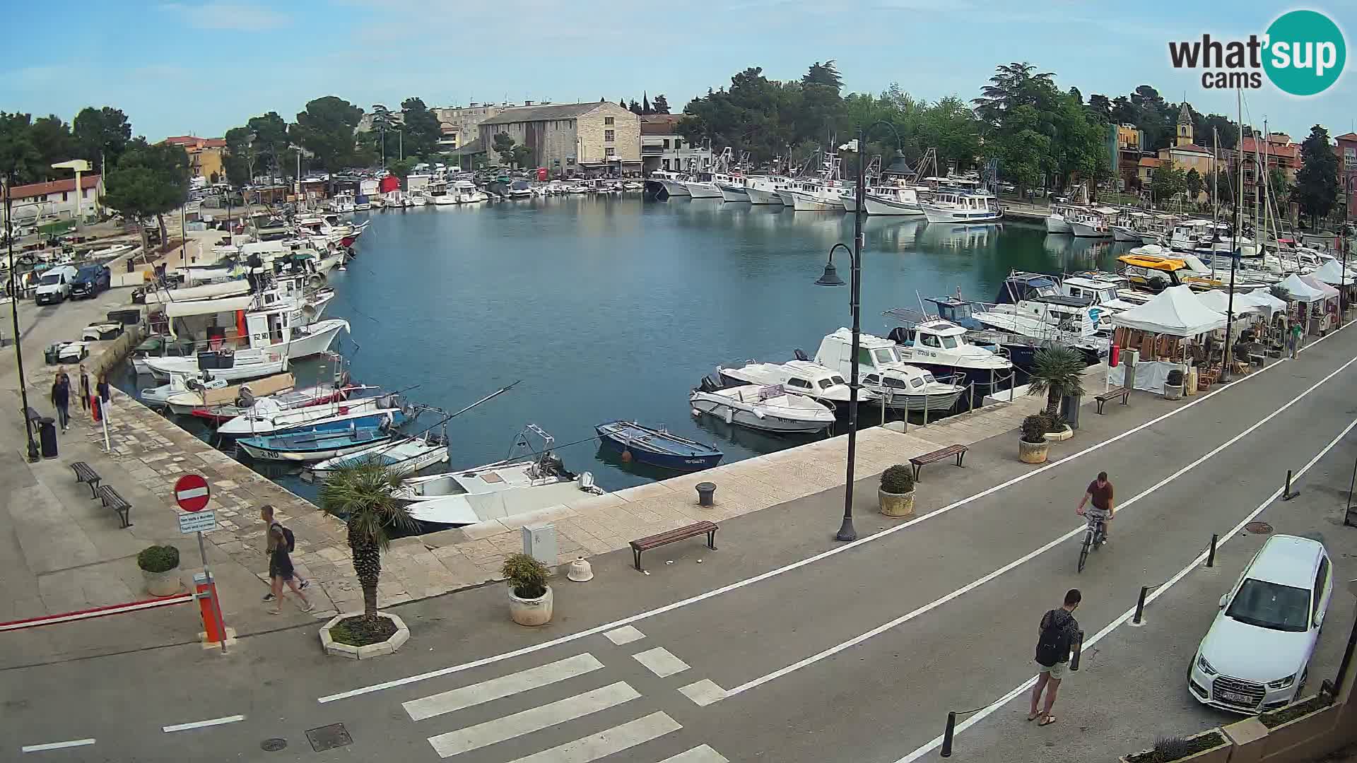 Novigrad webcam Mandrač | alten Hafen – Istrien