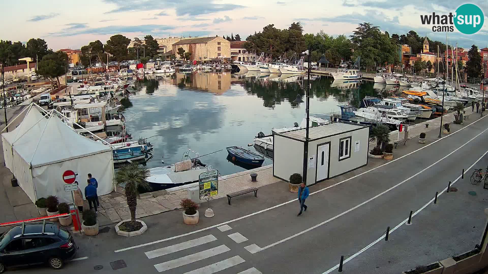 Novigrad webcam Mandrač | Cittanova in Istria – Porto vecchio