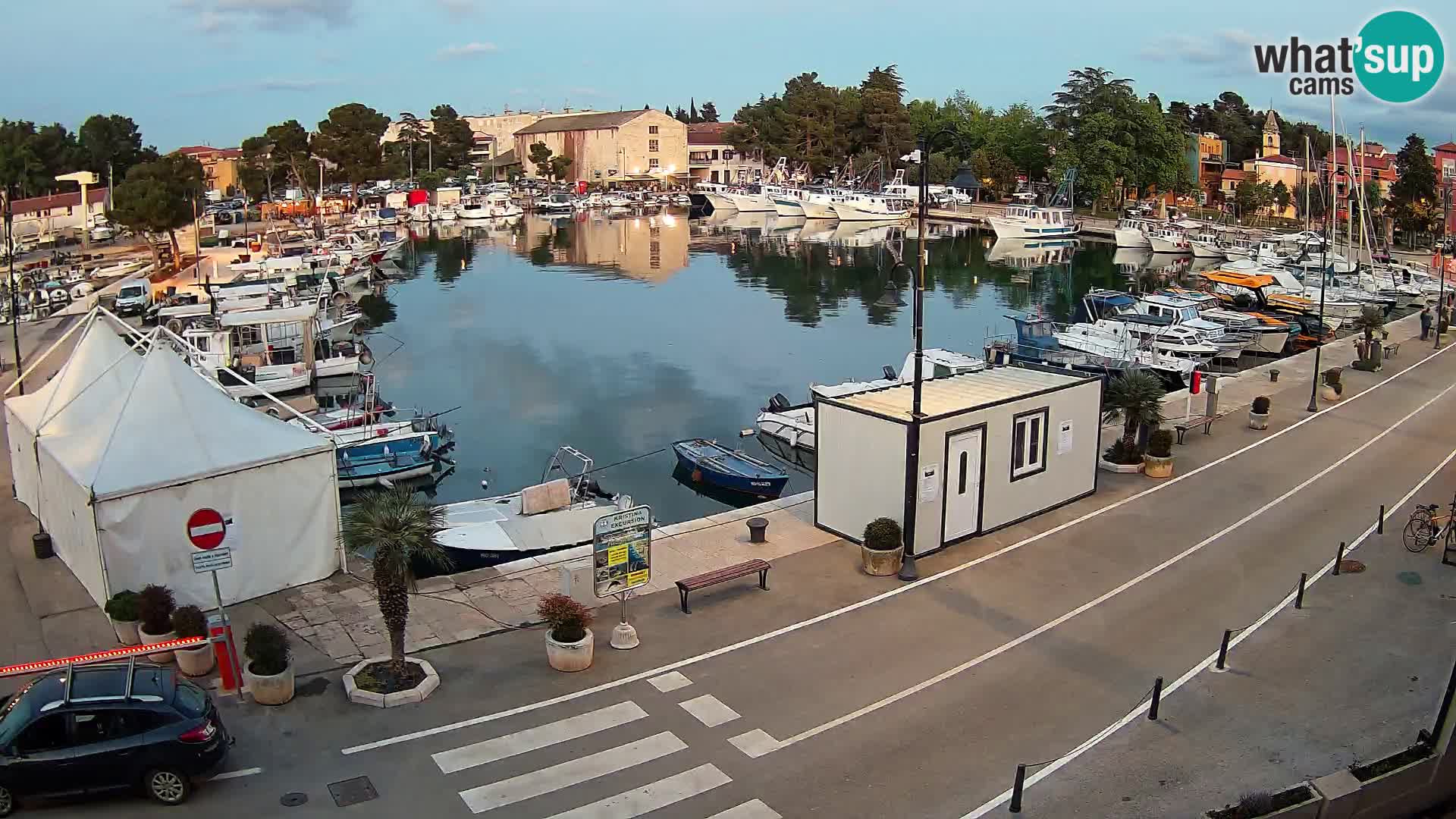 Novigrad webcam Mandrač | alten Hafen – Istrien