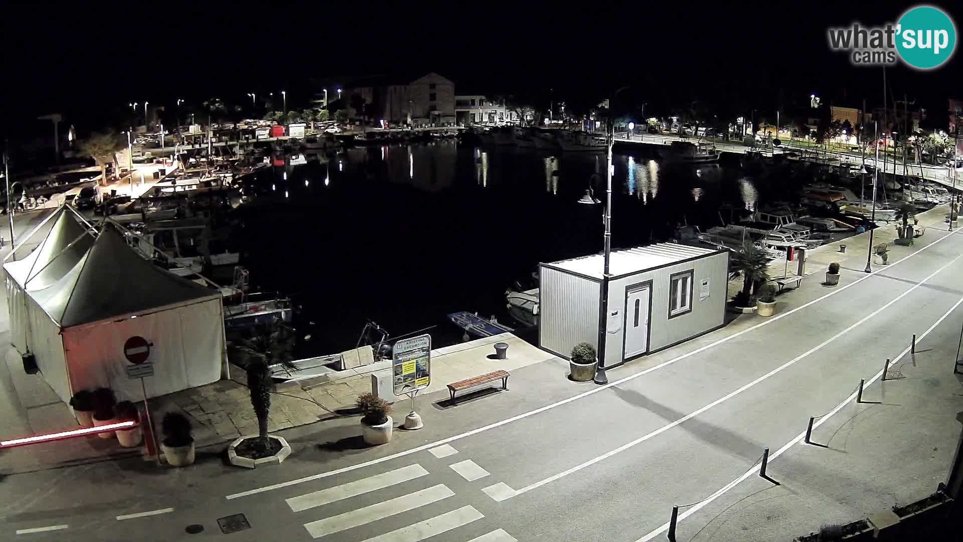 Novigrad webcam Mandrač | alten Hafen – Istrien