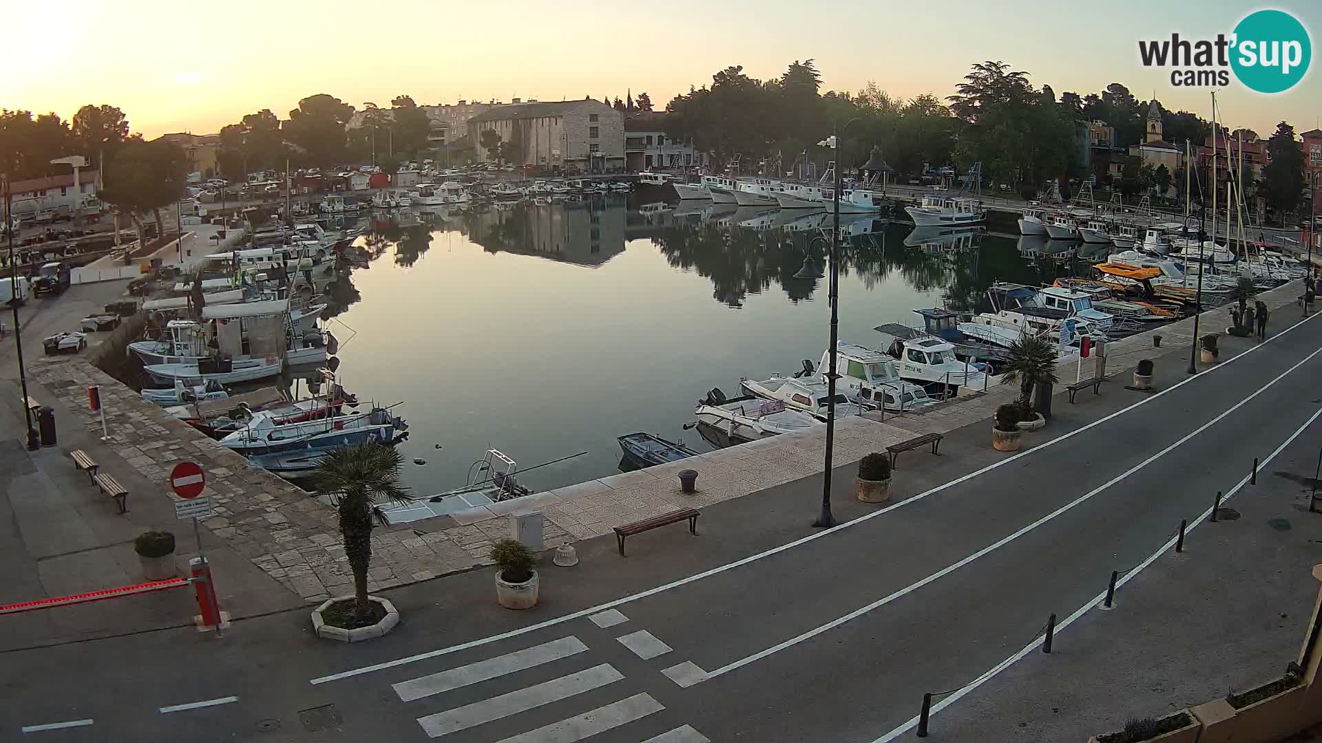 Novigrad webcam Mandrač | old marina – Istria