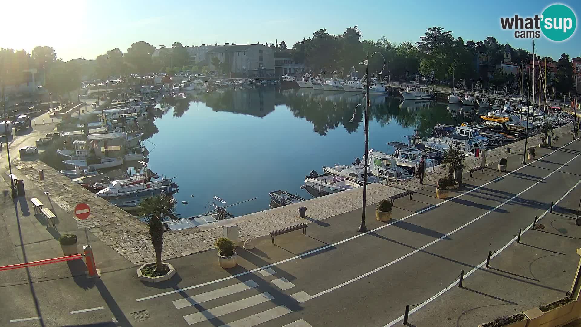 Novigrad webcam Mandrač | alten Hafen – Istrien
