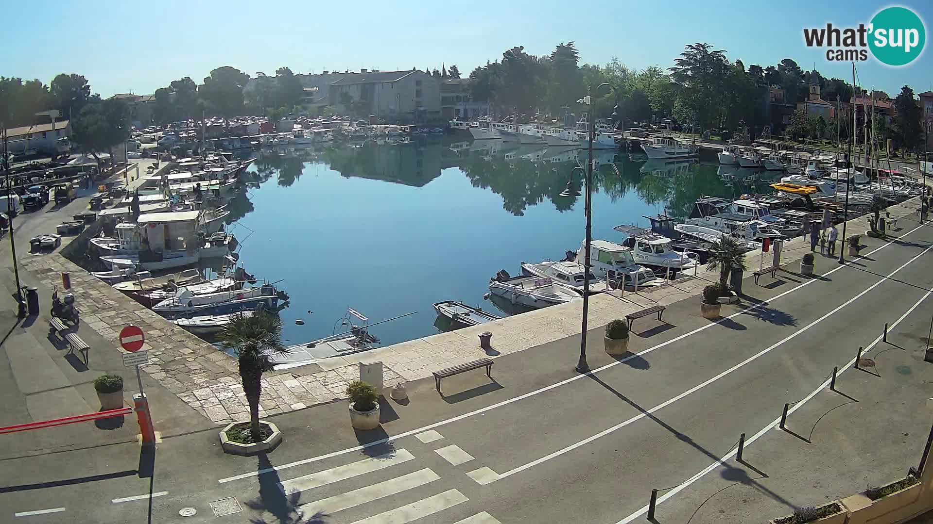 Novigrad webcam Mandrač | alten Hafen – Istrien