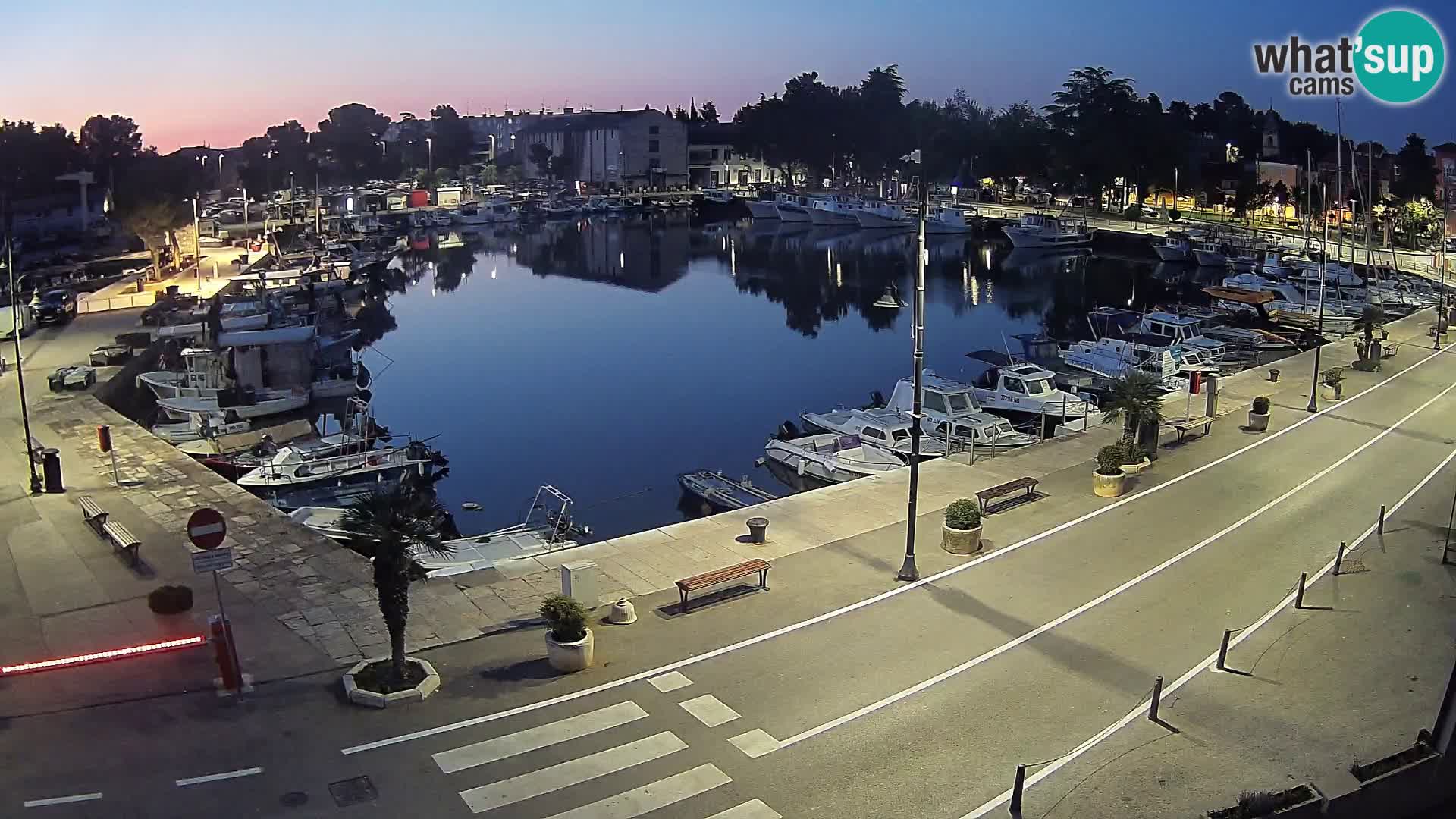 Novigrad webcam Mandrač | alten Hafen – Istrien