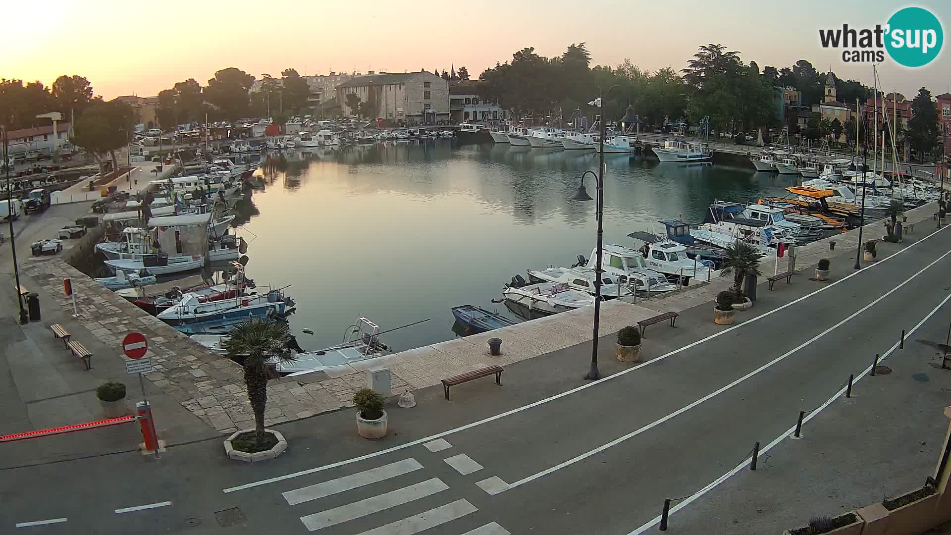 Novigrad webcam Mandrač | alten Hafen – Istrien