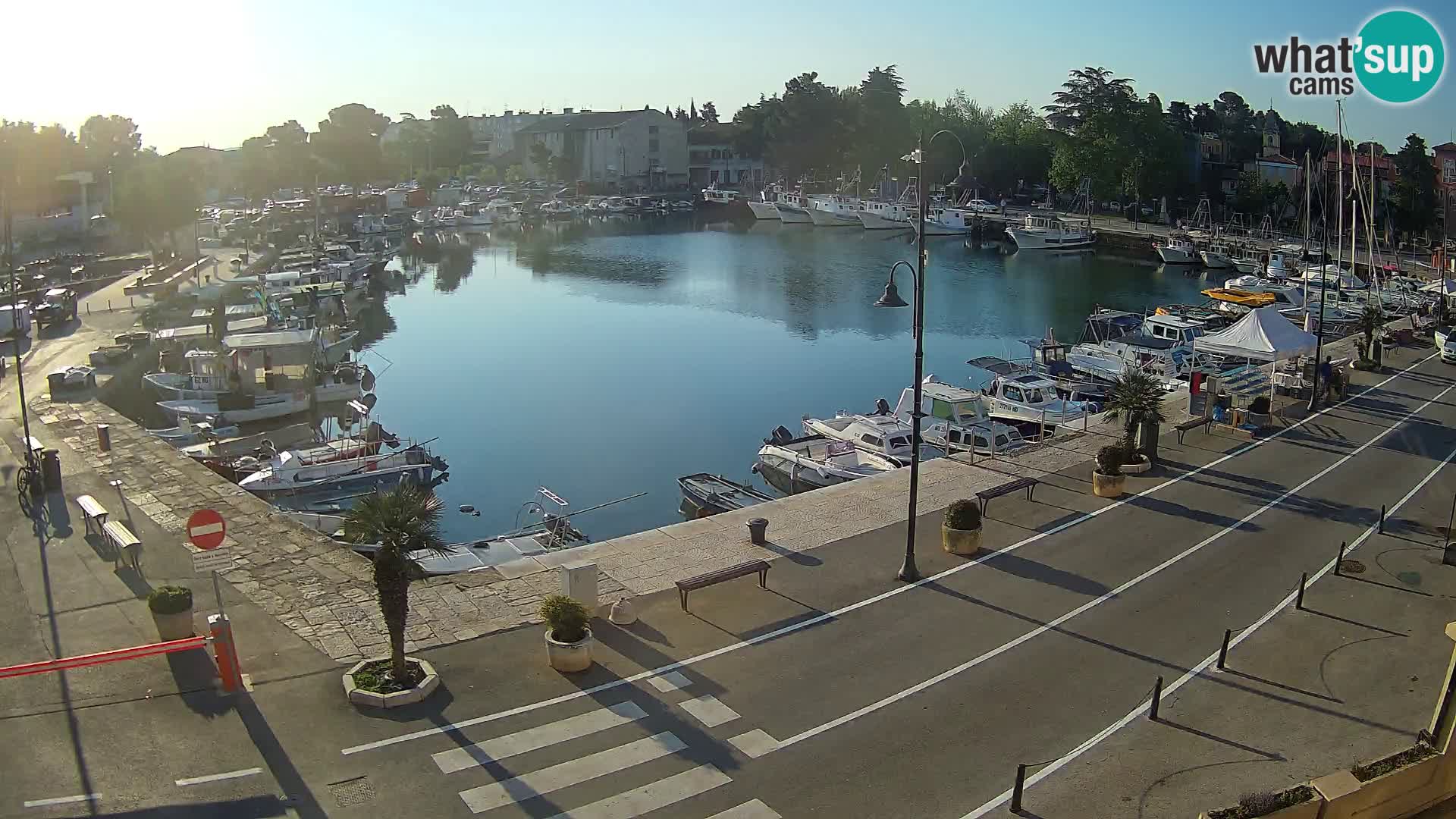 Novigrad webcam Mandrač | old marina – Istria
