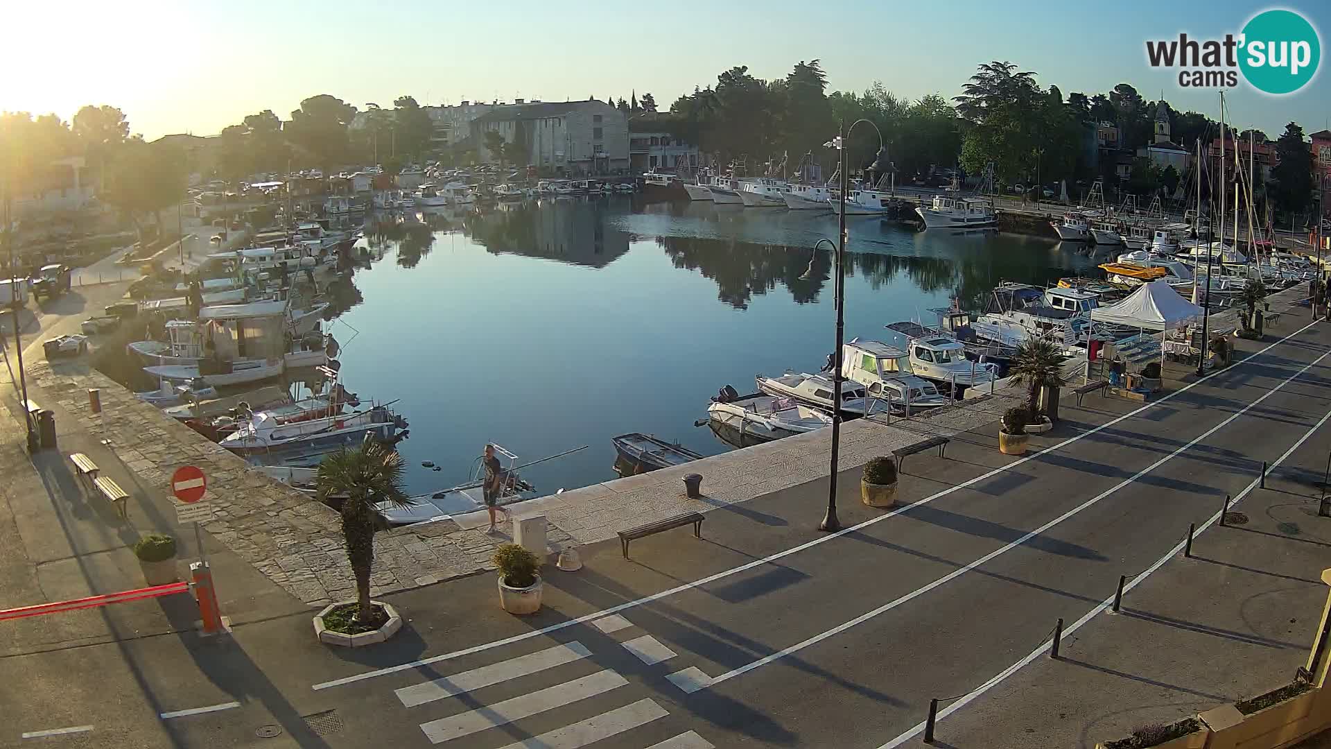 Novigrad webcam Mandrač | Cittanova in Istria – Porto vecchio