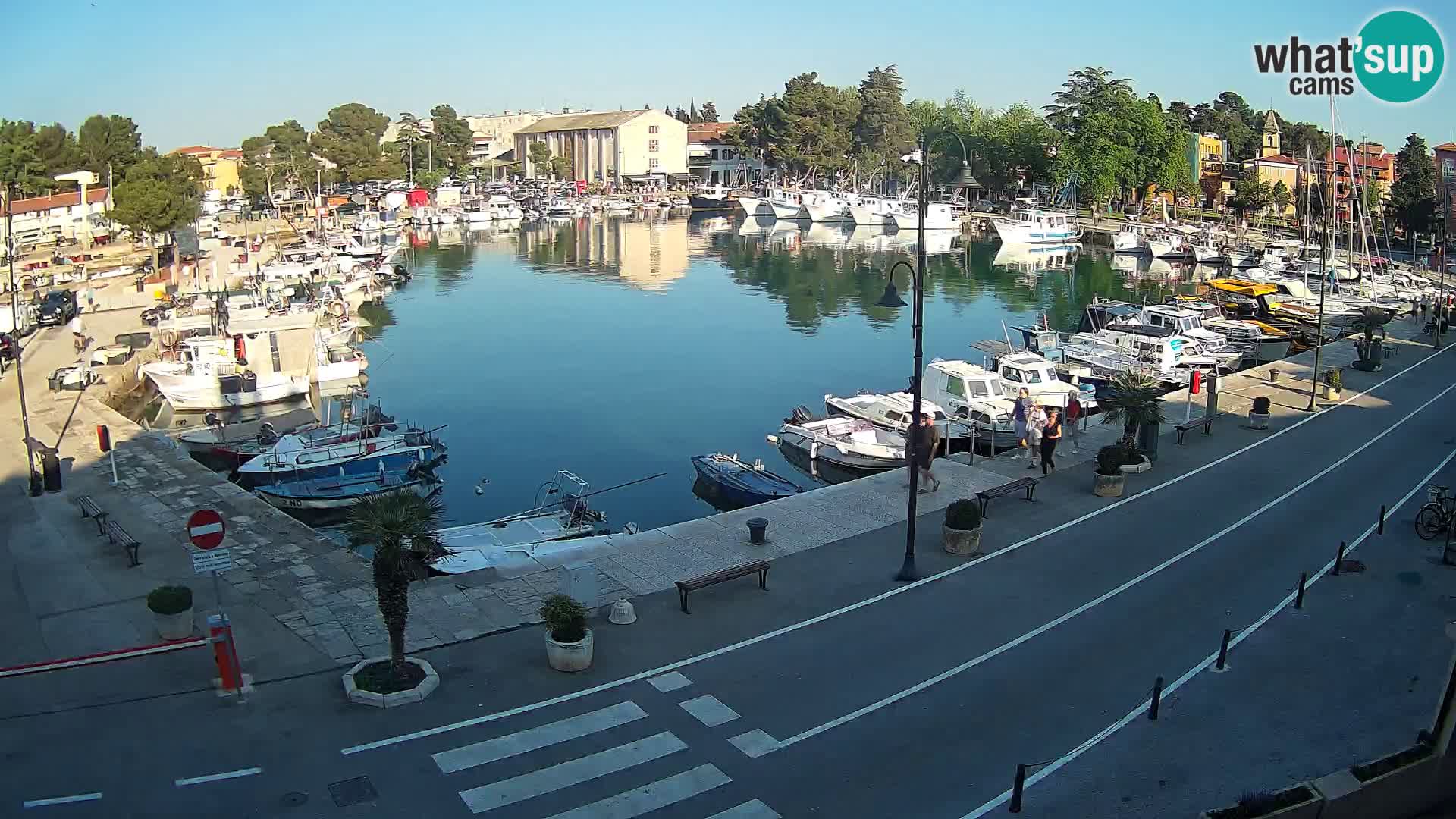 Novigrad webcam Mandrač | old marina – Istria