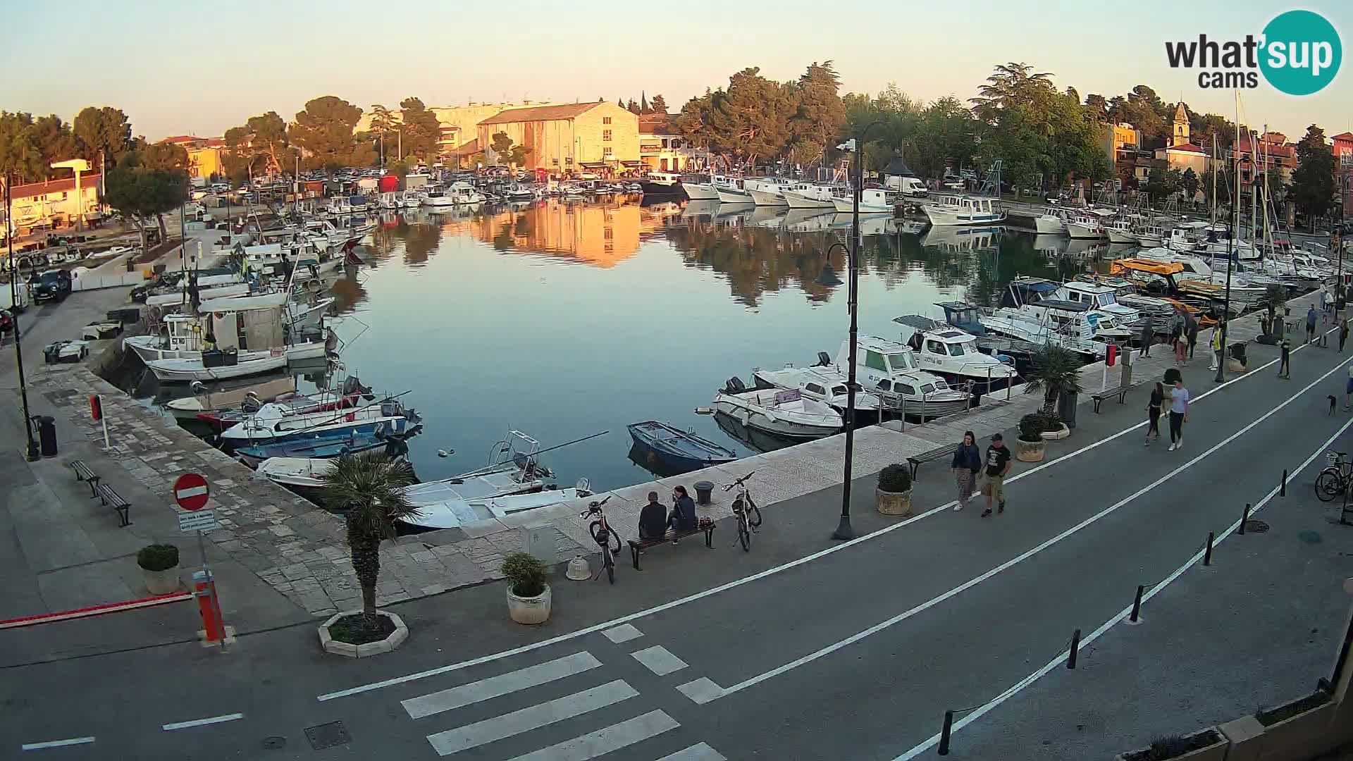 Novigrad webcam Mandrač | alten Hafen – Istrien
