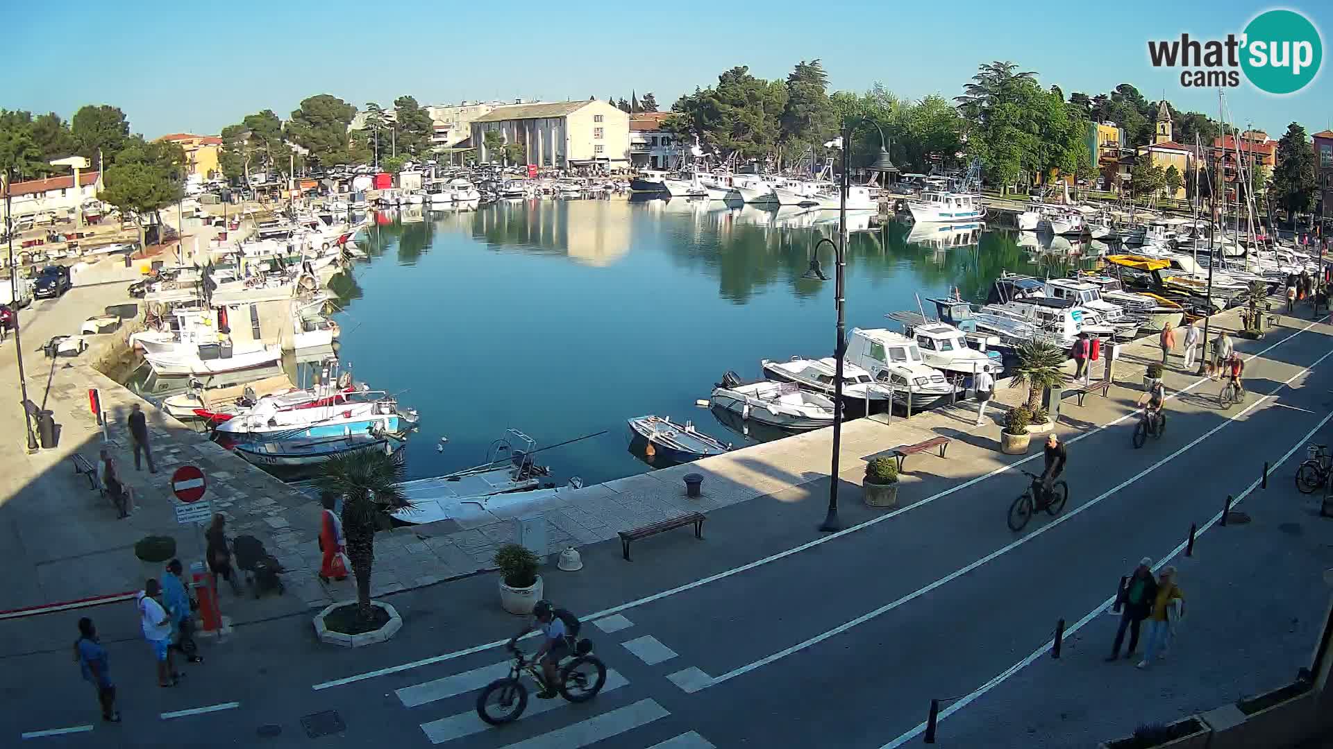 Novigrad webcam Mandrač | alten Hafen – Istrien