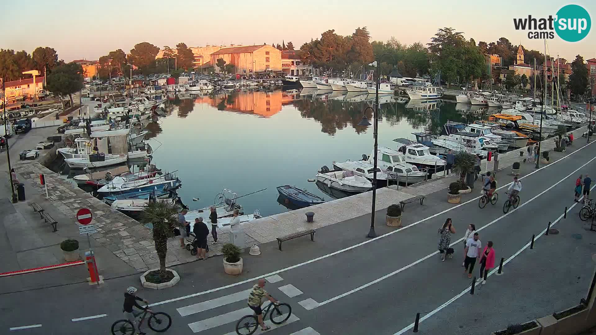 Novigrad webcam Mandrač | alten Hafen – Istrien
