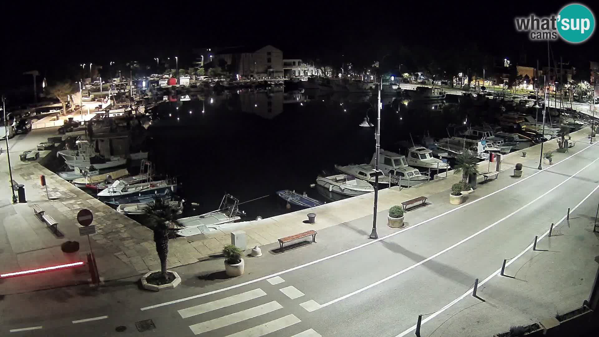 Novigrad webcam Mandrač | alten Hafen – Istrien