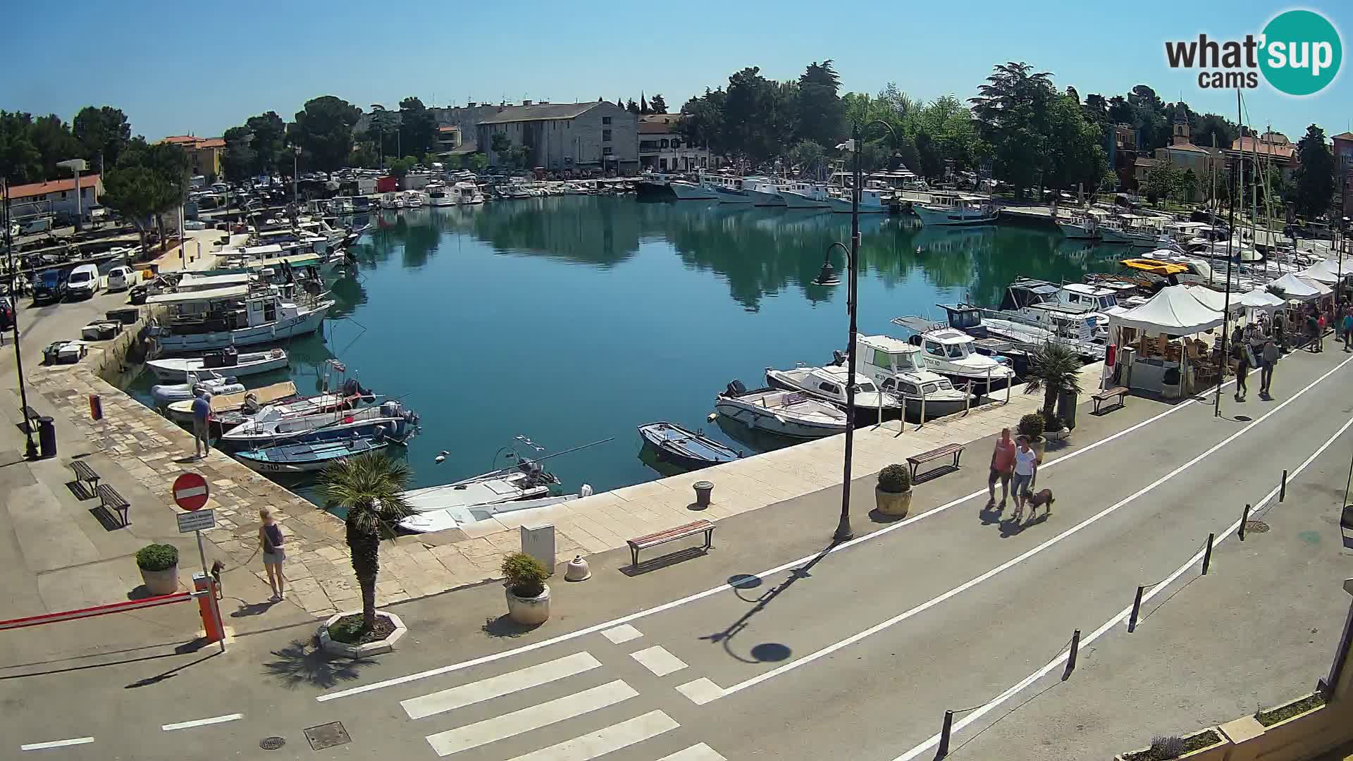 Novigrad webcam Mandrač | Cittanova in Istria – Porto vecchio