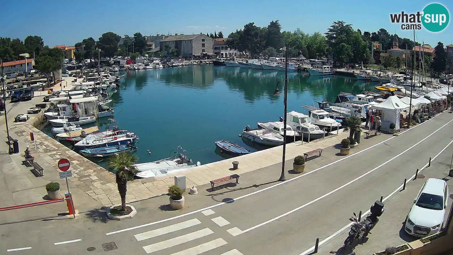 Novigrad webcam Mandrač | alten Hafen – Istrien