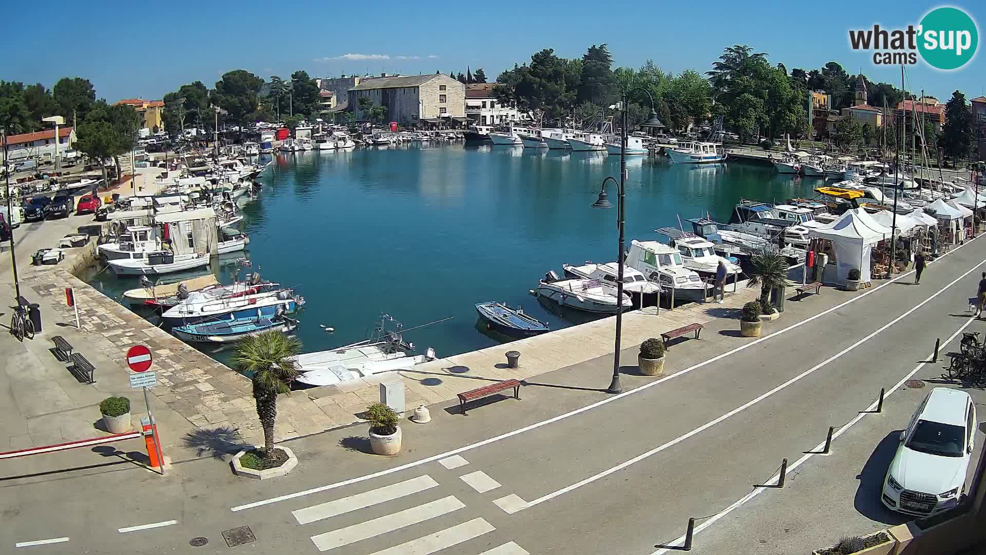 Novigrad webcam Mandrač | alten Hafen – Istrien