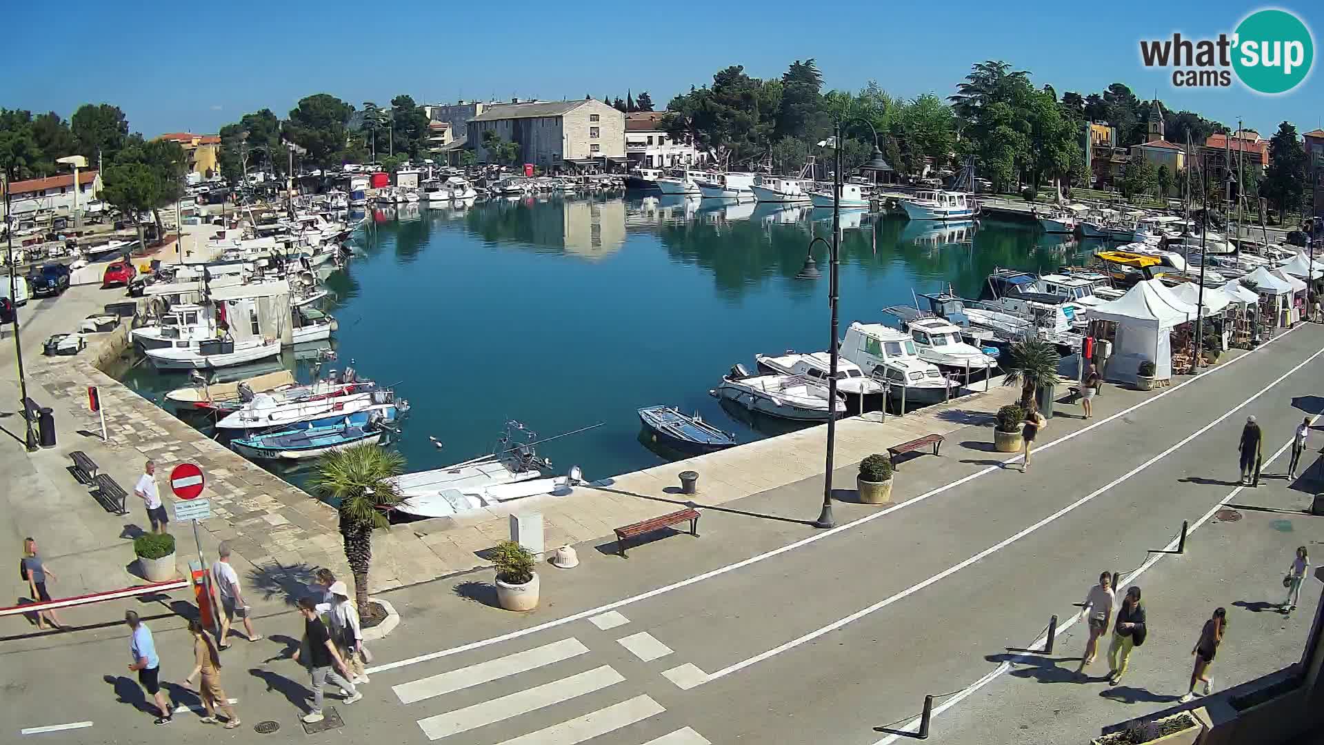 Novigrad webcam Mandrač | old marina – Istria