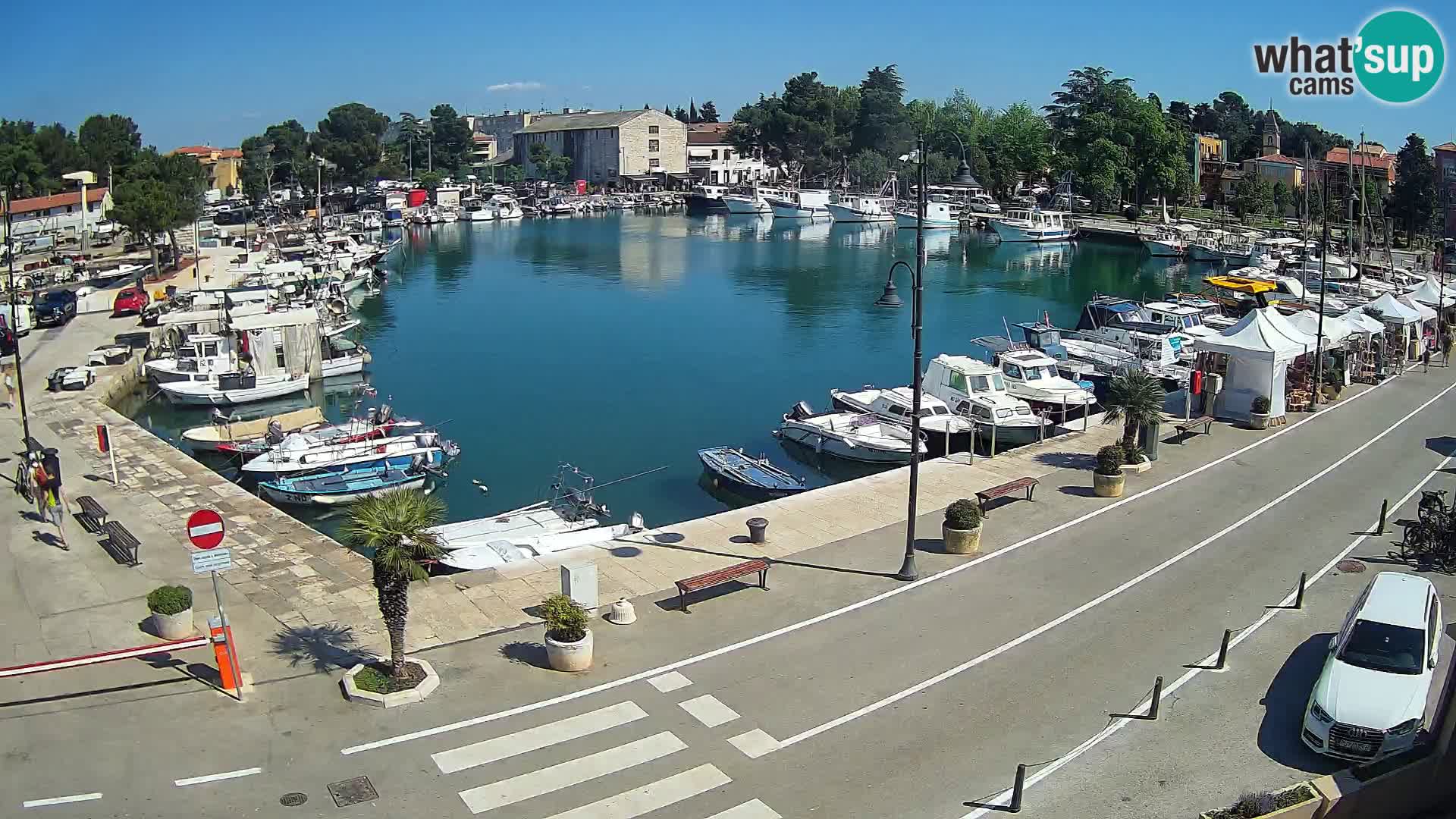 Novigrad webcam Mandrač | alten Hafen – Istrien