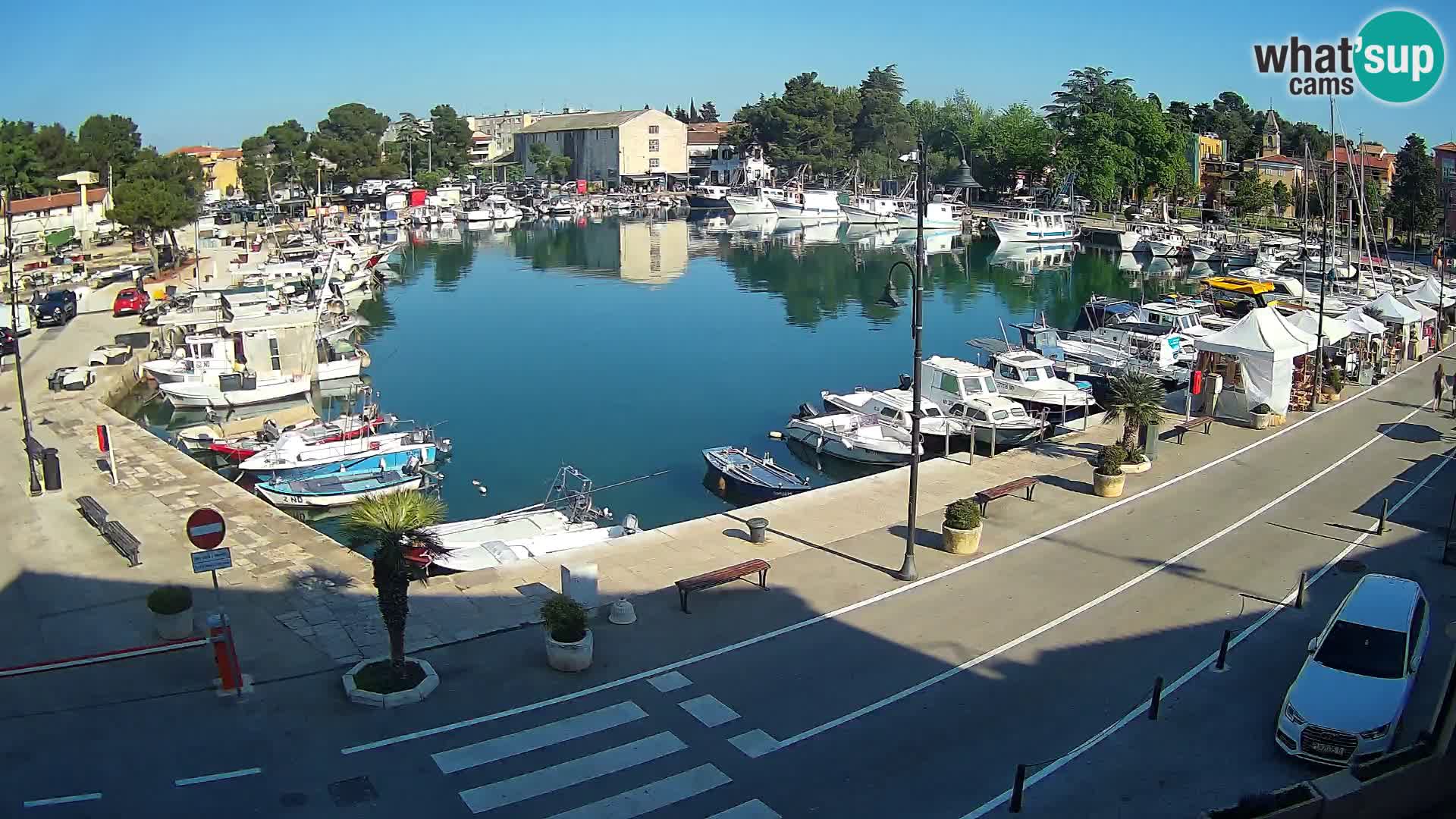 Novigrad webcam Mandrač | Cittanova in Istria – Porto vecchio