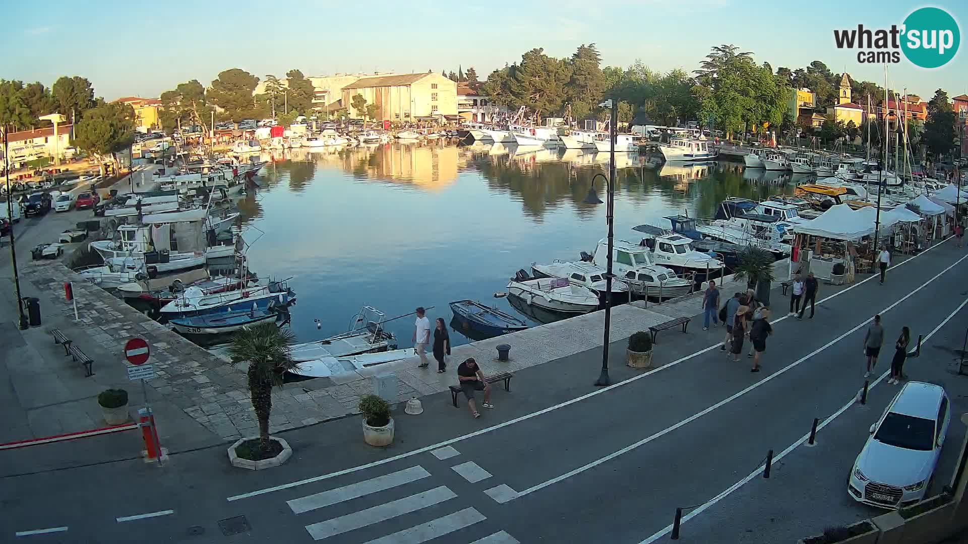 Novigrad webcam Mandrač | Cittanova in Istria – Porto vecchio