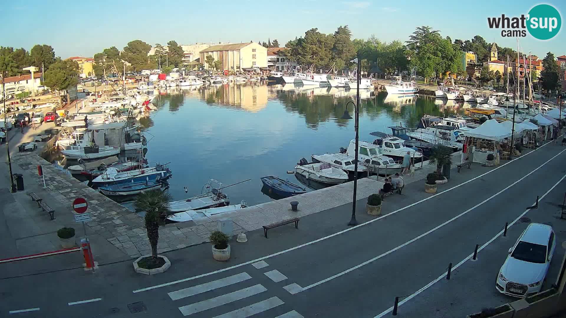 Novigrad webcam Mandrač | old marina – Istria