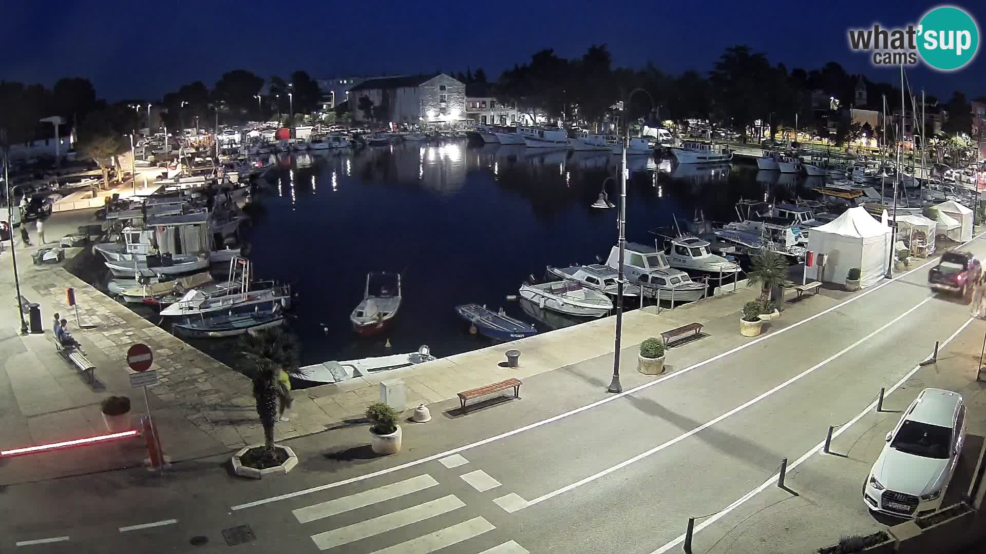 Novigrad webcam Mandrač | alten Hafen – Istrien