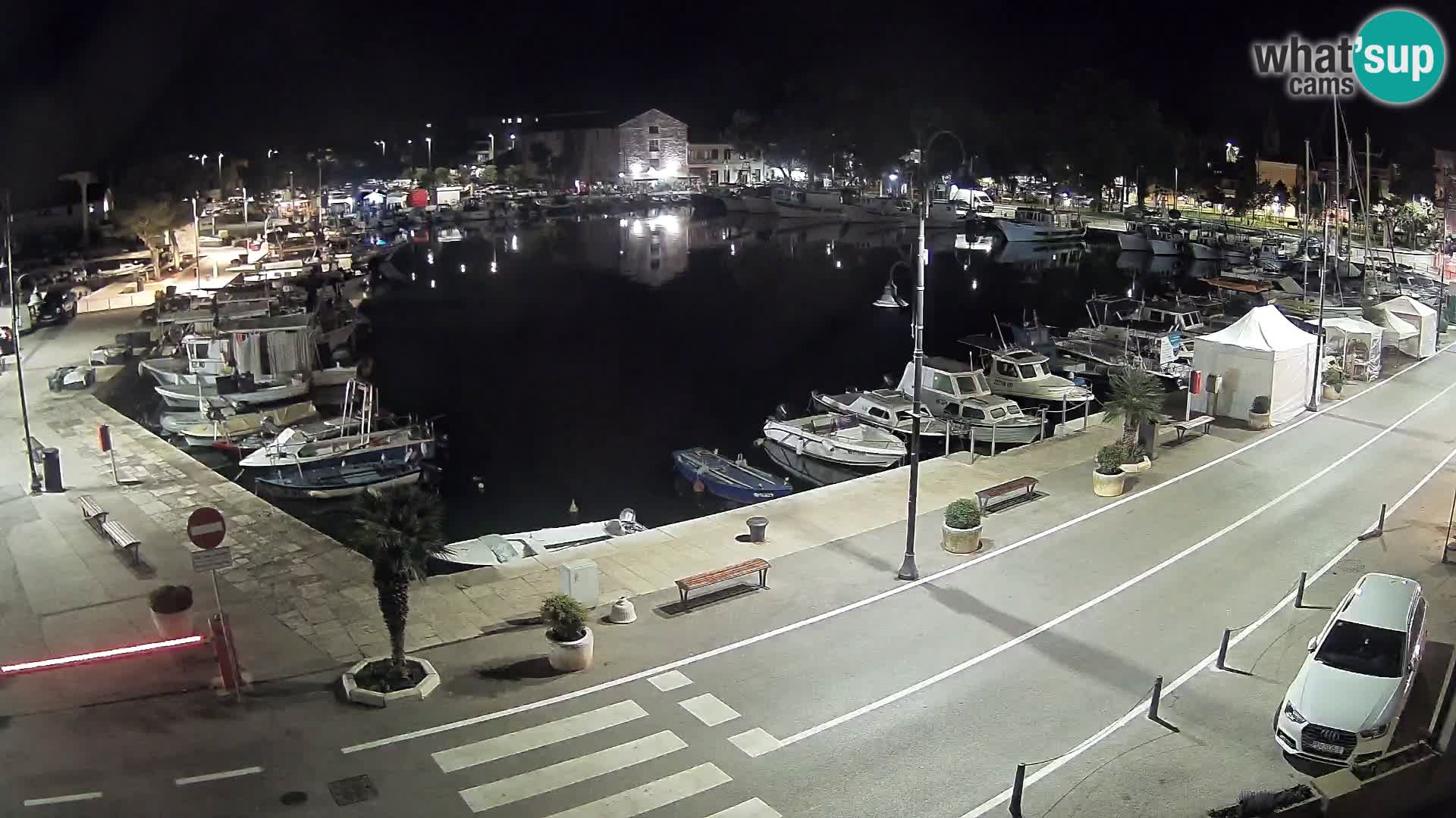 Novigrad webcam Mandrač | alten Hafen – Istrien