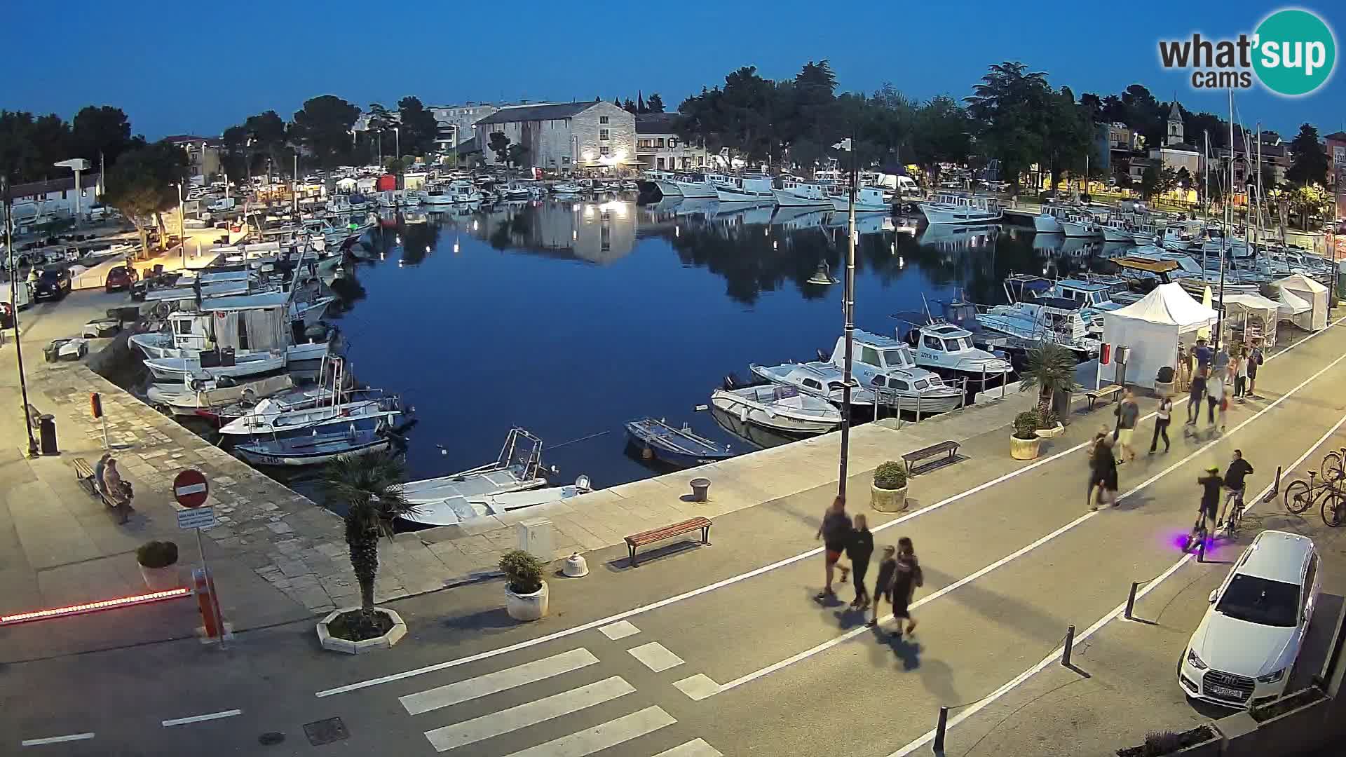 Novigrad webcam Mandrač | alten Hafen – Istrien