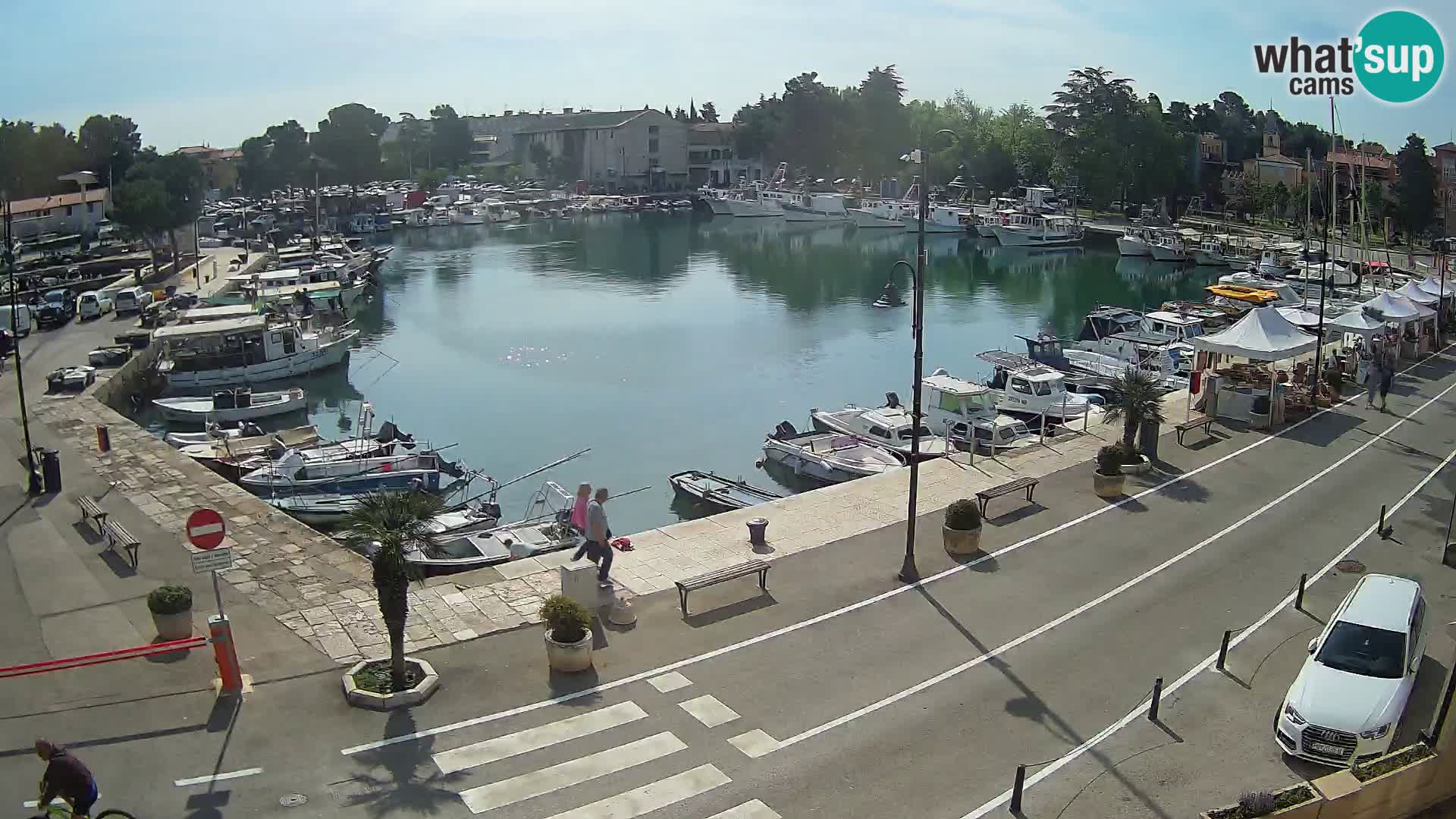 Novigrad webcam Mandrač | Cittanova in Istria – Porto vecchio