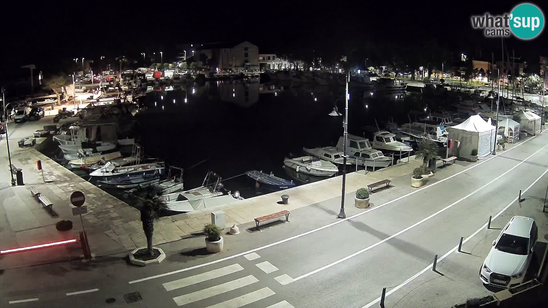 Novigrad webcam Mandrač | alten Hafen – Istrien