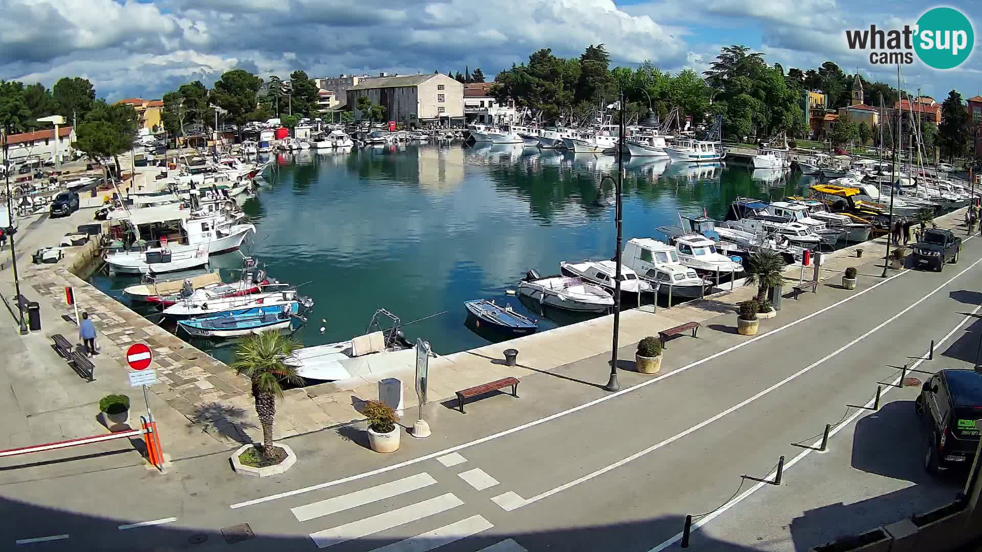Novigrad webcam Mandrač | alten Hafen – Istrien