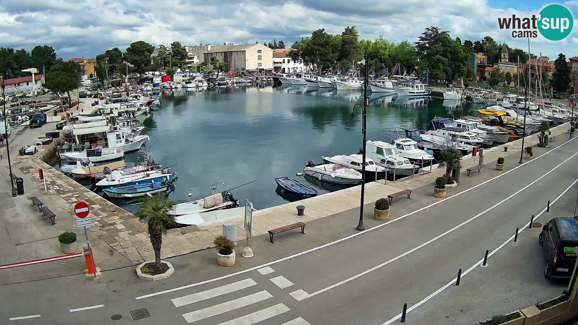 Novigrad webcam Mandrač | old marina – Istria